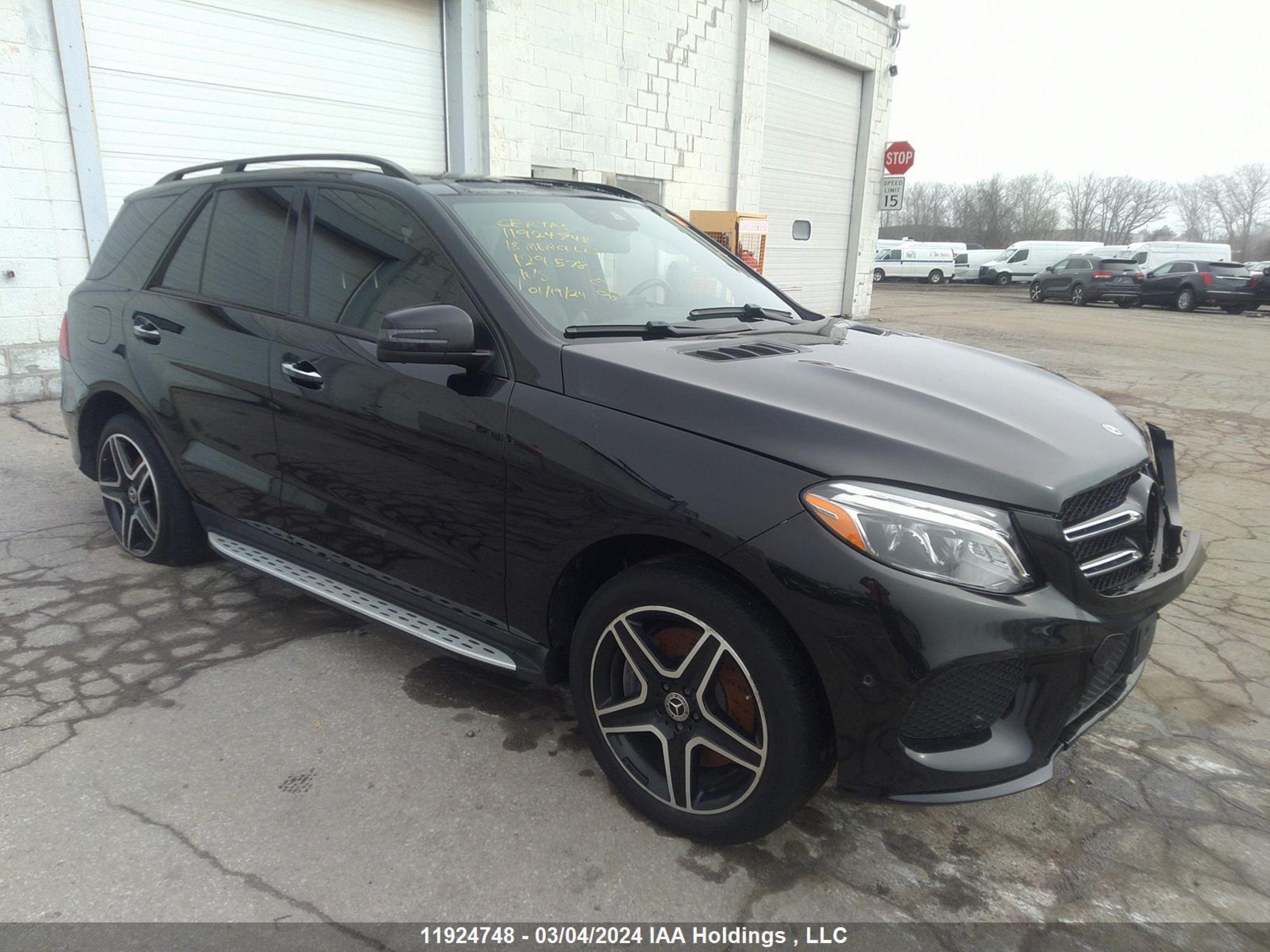 MERCEDES-BENZ GLE 2018 4jgda5gb3jb129578