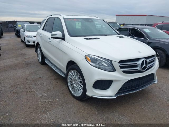 MERCEDES-BENZ GLE 400 2016 4jgda5gb9ga635768