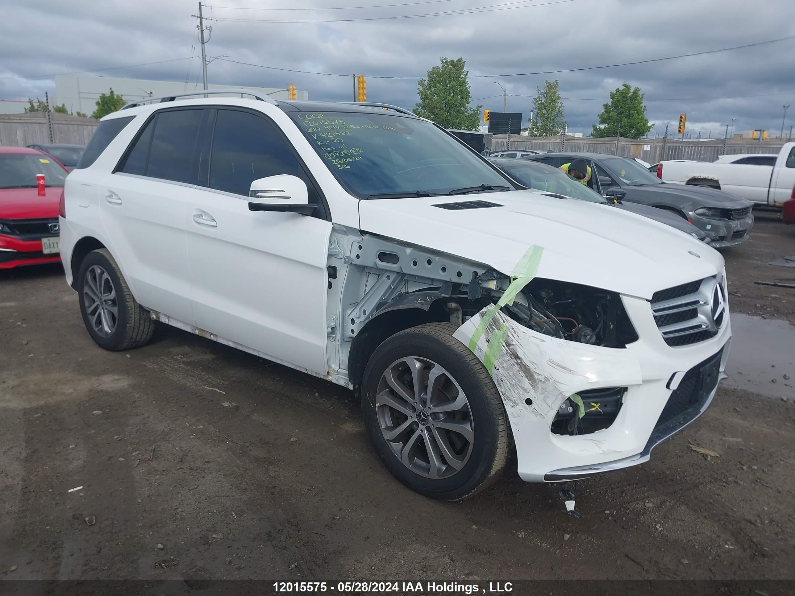 MERCEDES-BENZ GLE 2017 4jgda5gbxha921582