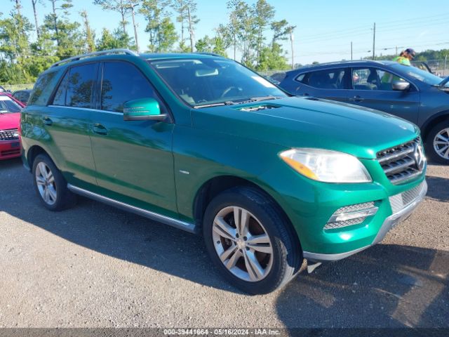 MERCEDES-BENZ ML 350 2012 4jgda5hb1ca036971