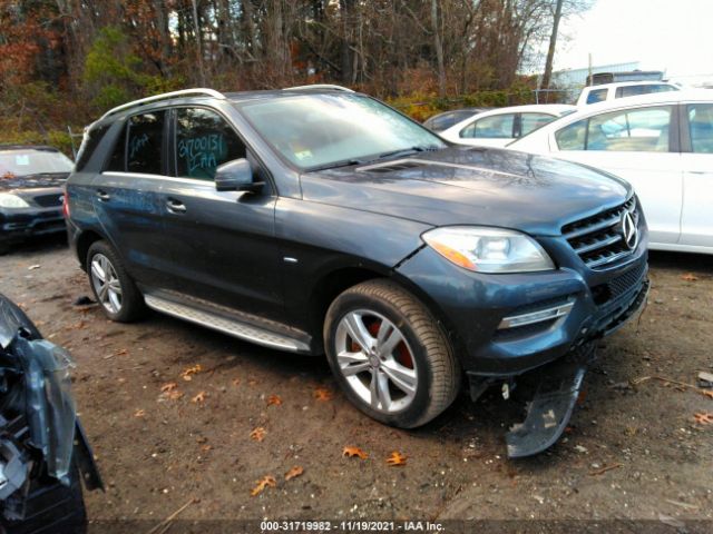 MERCEDES-BENZ M-CLASS 2012 4jgda5hb1ca037487