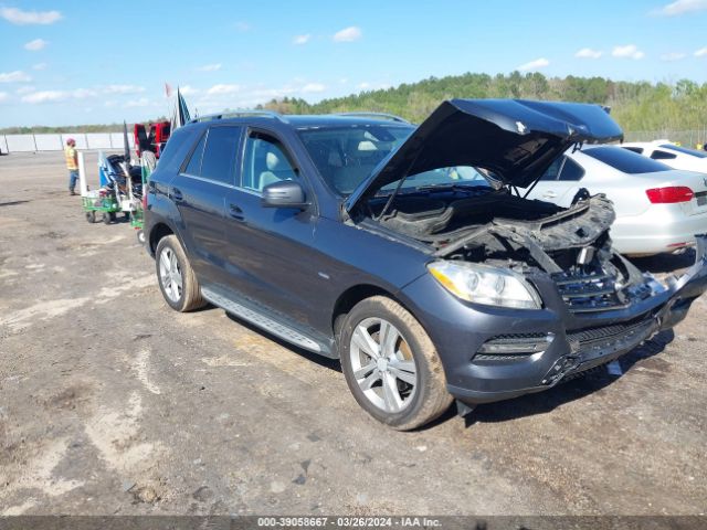 MERCEDES-BENZ ML 350 2012 4jgda5hb2ca029818