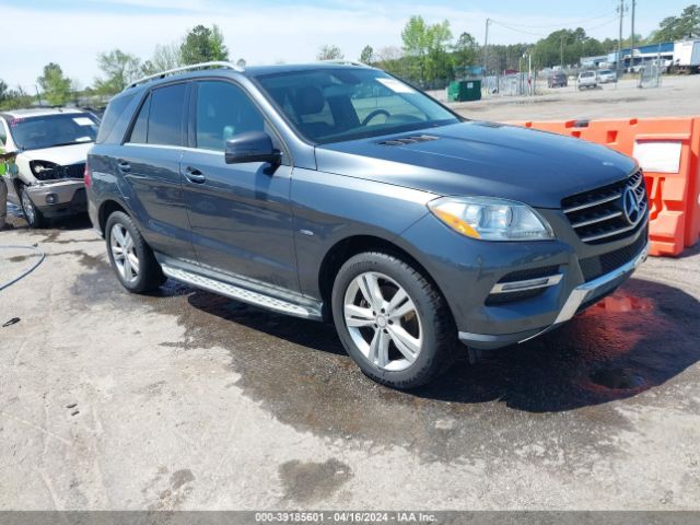 MERCEDES-BENZ ML 350 2012 4jgda5hb4ca070712