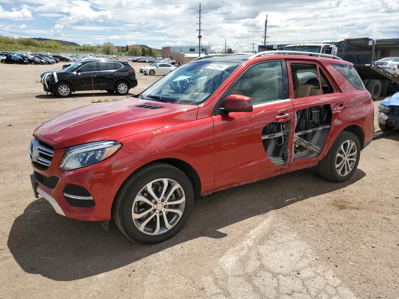 MERCEDES-BENZ GLE 2016 4jgda5hb4ga654307