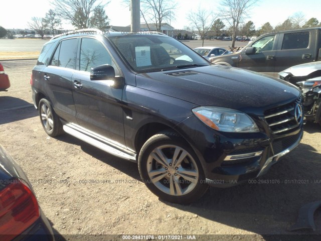 MERCEDES-BENZ M-CLASS 2012 4jgda5hb7ca009905