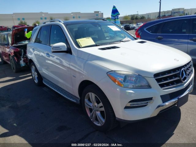 MERCEDES-BENZ ML 350 2012 4jgda5hb7ca021441