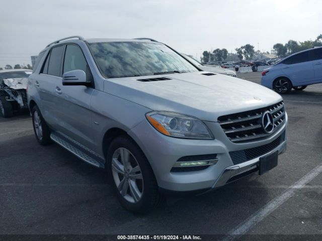 MERCEDES-BENZ ML 350 2012 4jgda5hb7ca021584