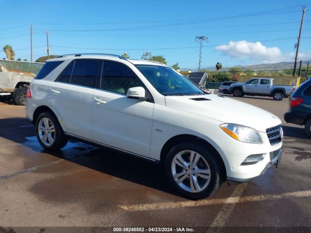 MERCEDES-BENZ ML 350 2012 4jgda5hb8ca031654