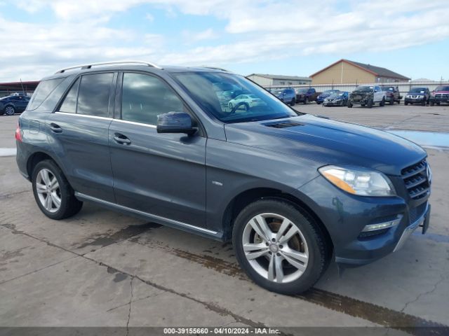 MERCEDES-BENZ ML 350 2012 4jgda5hb8ca034120