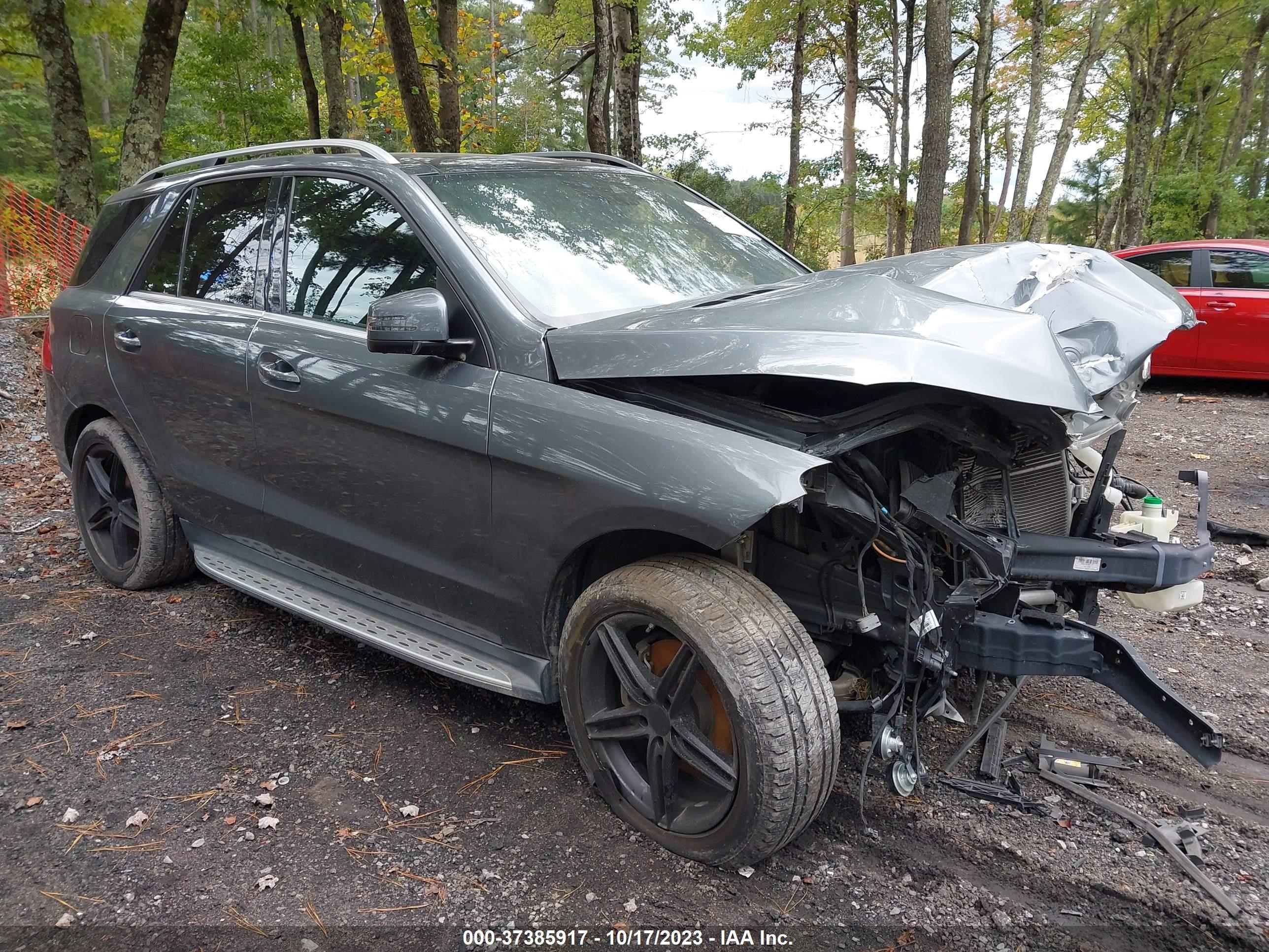 MERCEDES-BENZ GLE 2017 4jgda5hb9ha837798