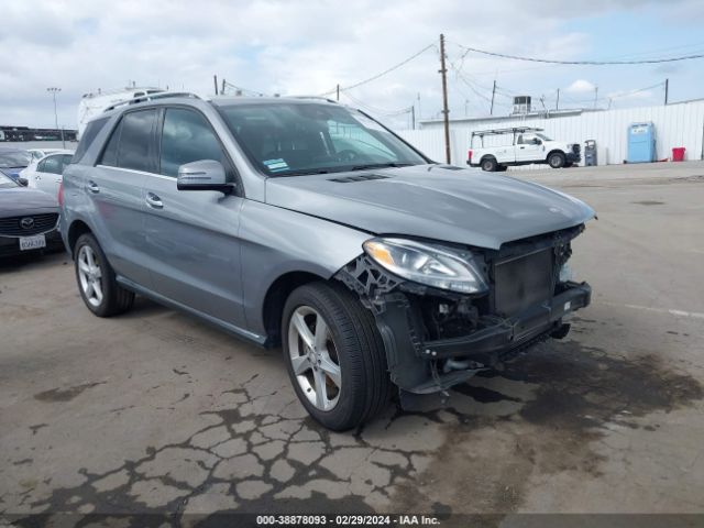 MERCEDES-BENZ GLE 350 2016 4jgda5jb0ga679490