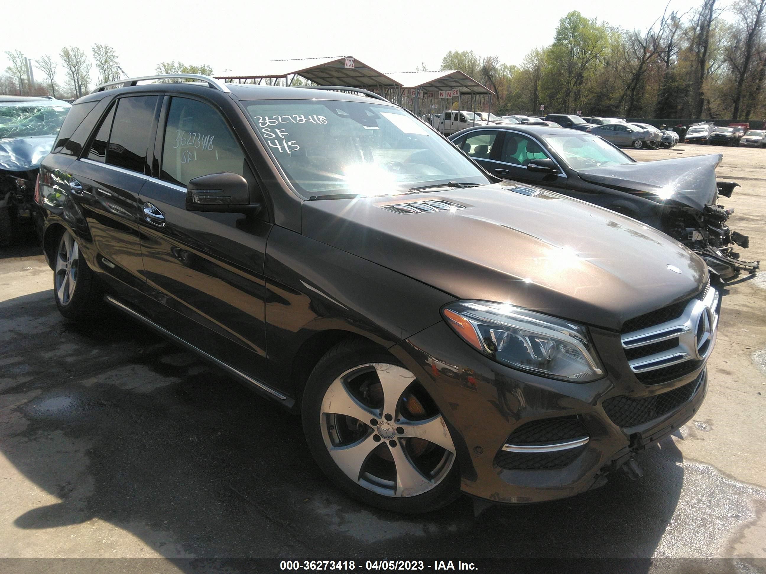 MERCEDES-BENZ GLE 2016 4jgda5jb1ga757582