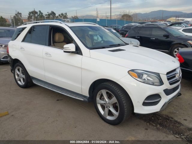 MERCEDES-BENZ GLE 350 2016 4jgda5jb2ga639539