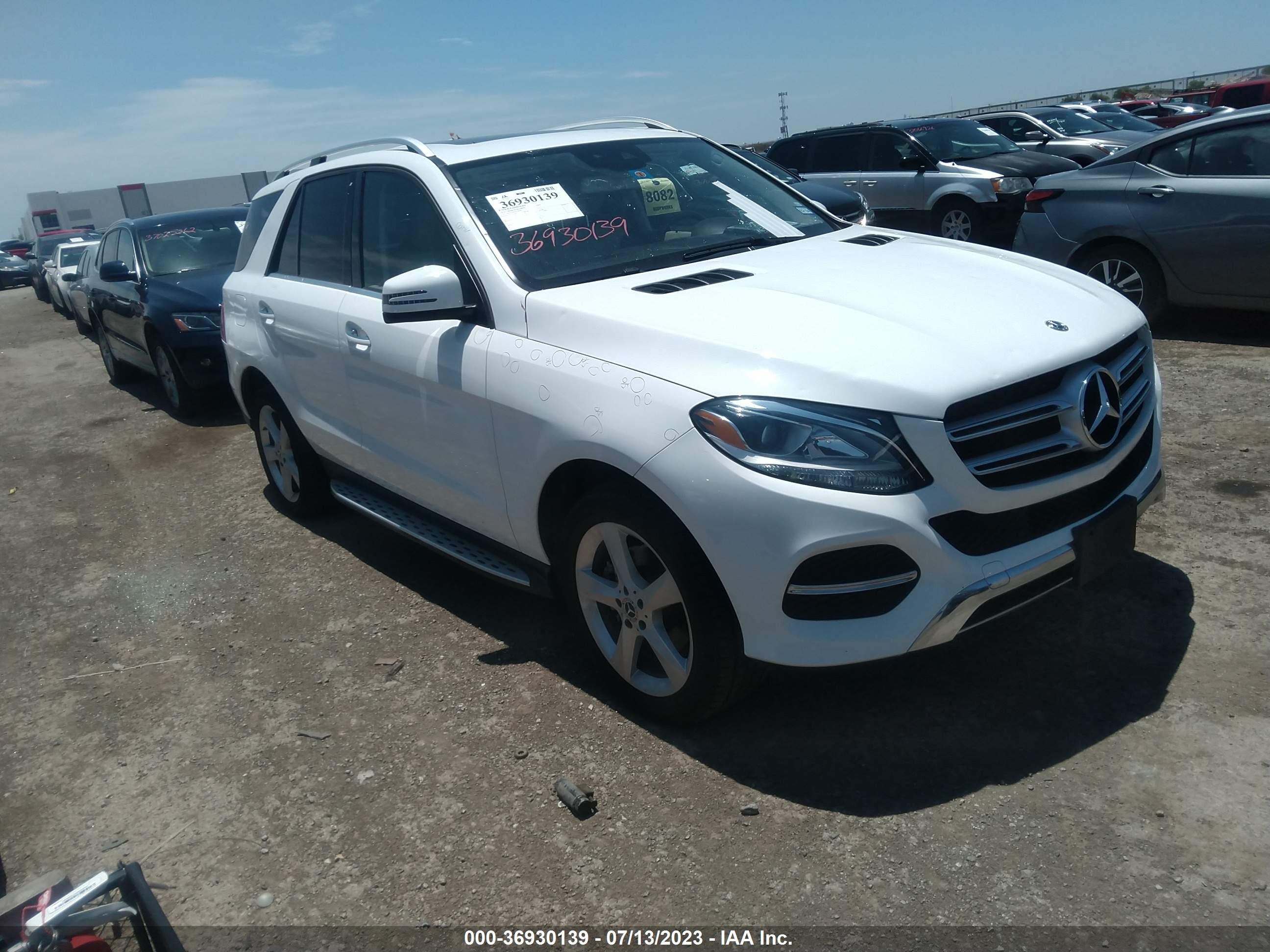 MERCEDES-BENZ GLE 2018 4jgda5jb5jb158783