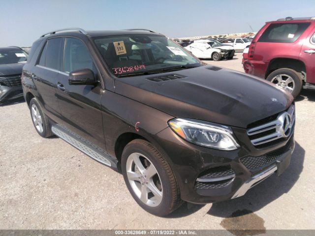 MERCEDES-BENZ GLE 2016 4jgda5jb8ga758423