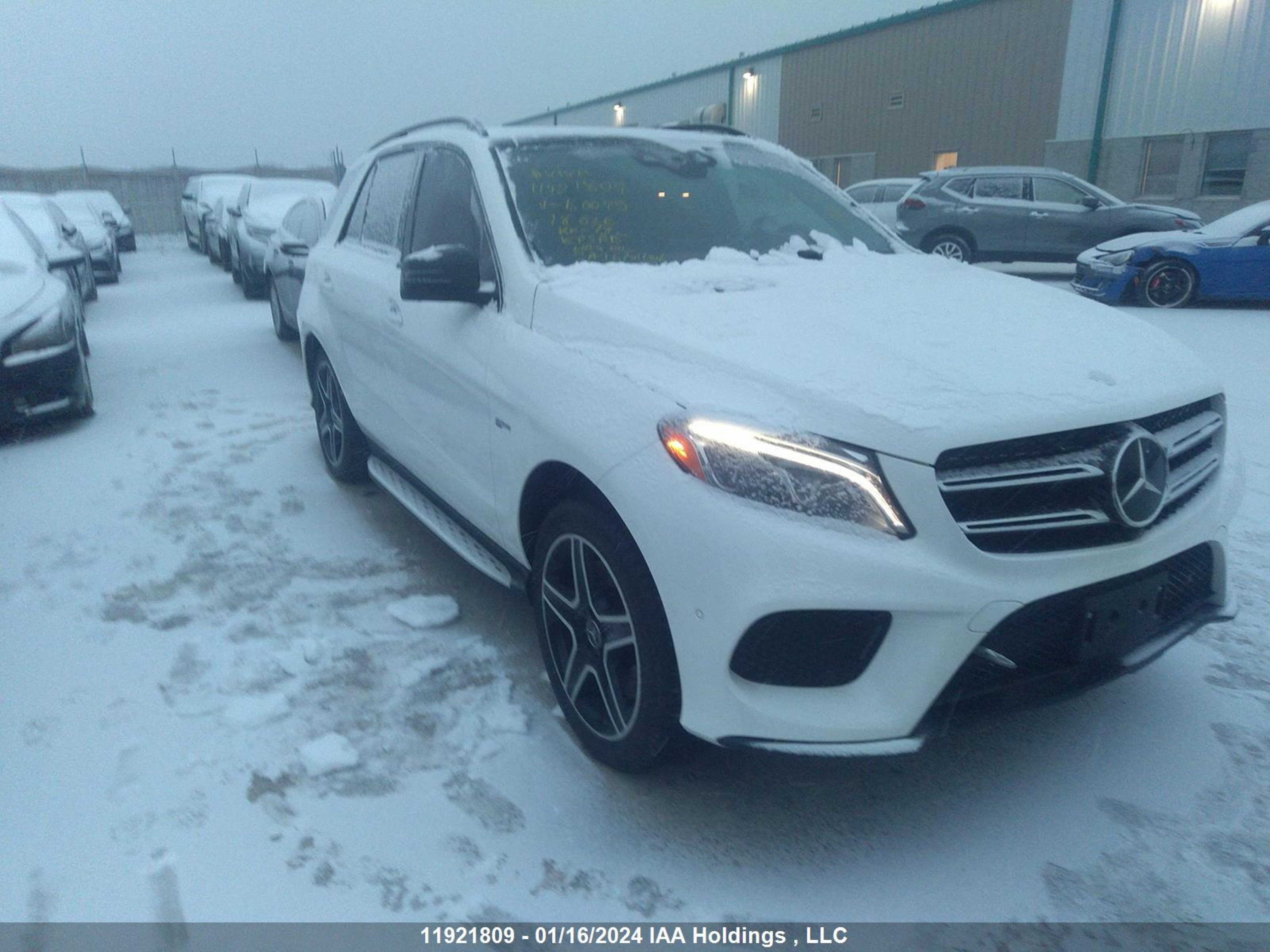 MERCEDES-BENZ GLE 2018 4jgda6eb5jb160095