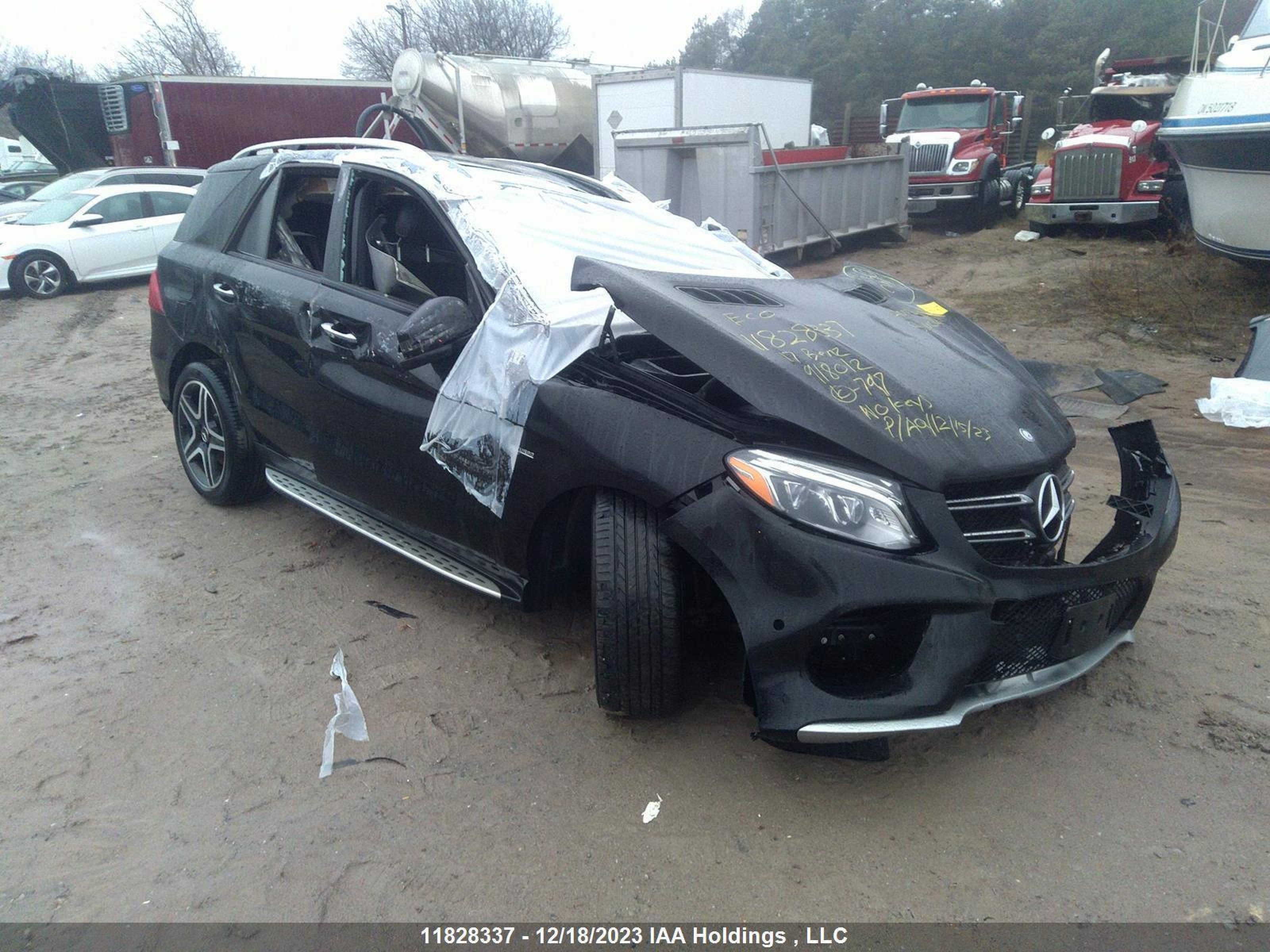 MERCEDES-BENZ GLE 2017 4jgda6eb8ha918012