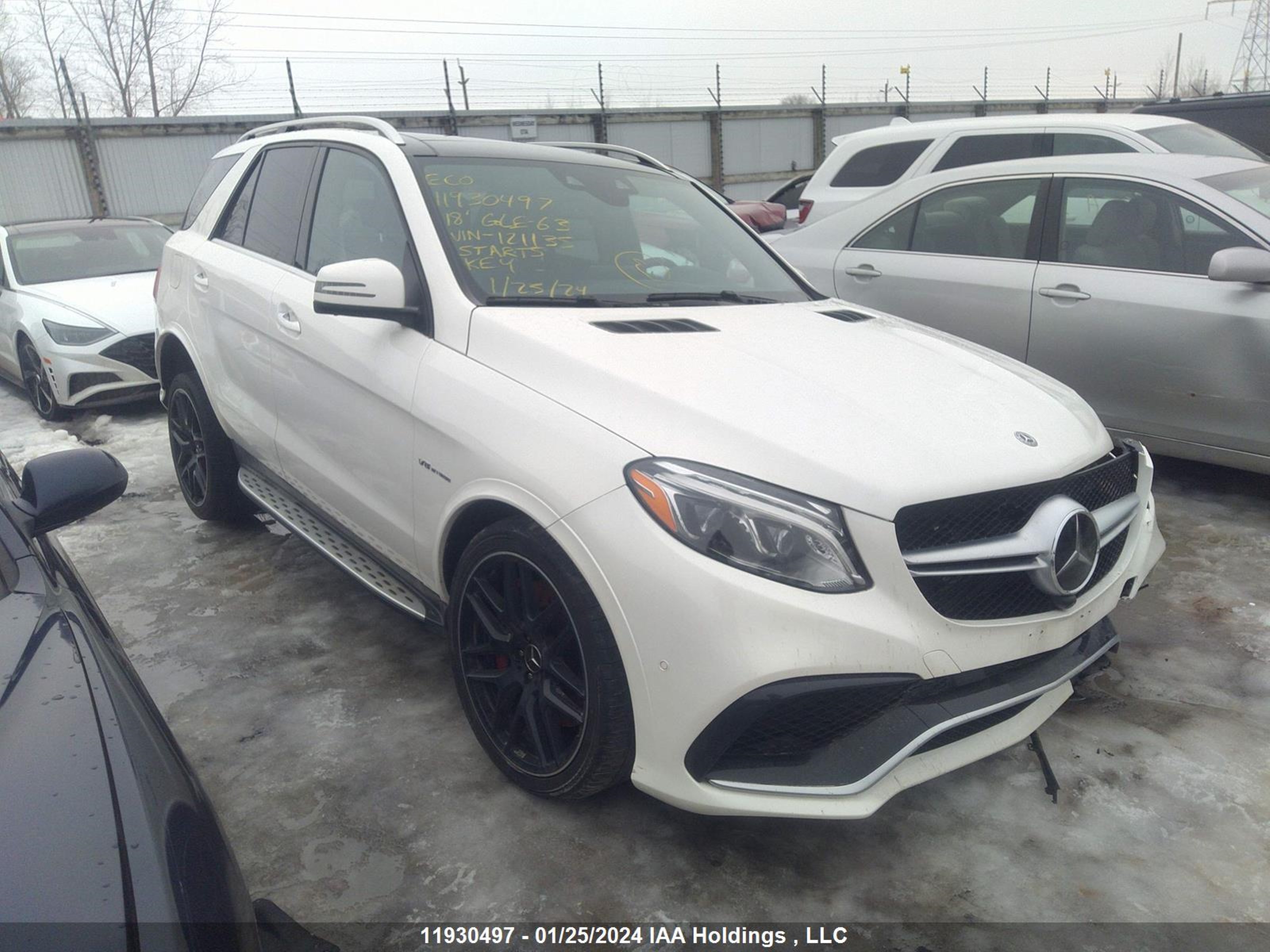 MERCEDES-BENZ GLE 2018 4jgda7fbxjb121135