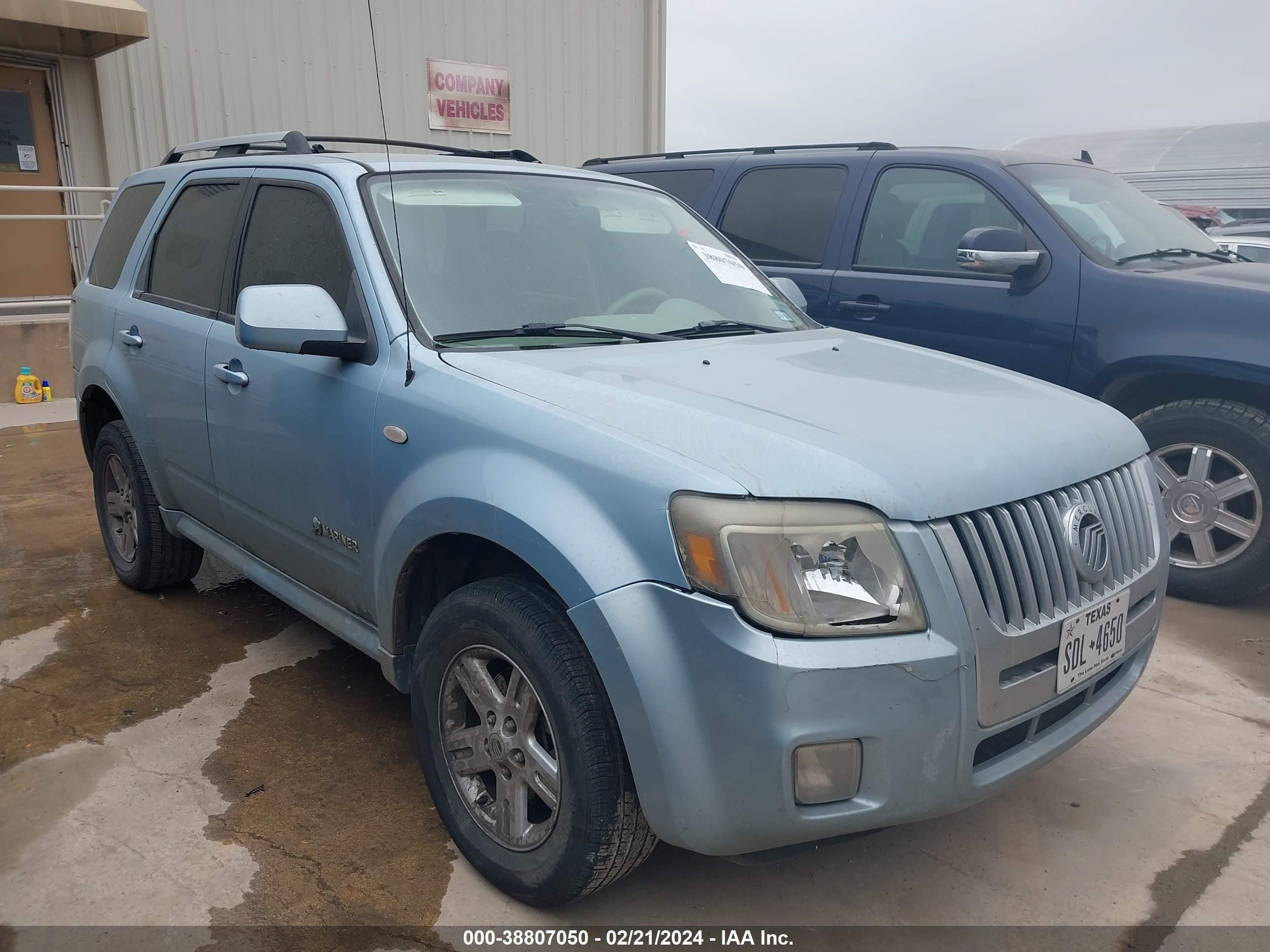 MERCURY MARINER 2008 4m2cu29h48kj20965