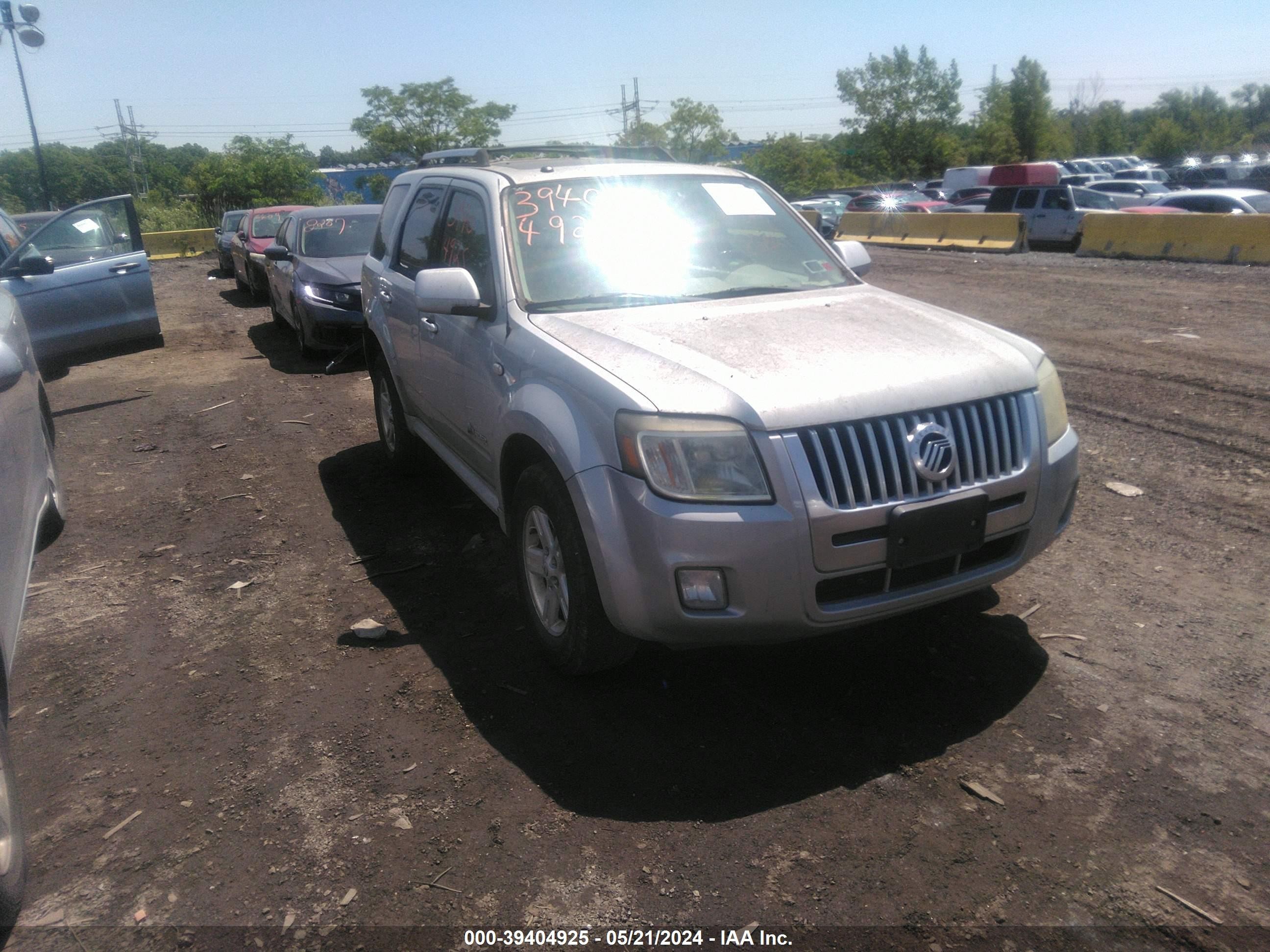 MERCURY MARINER 2008 4m2cu39hx8kj15145