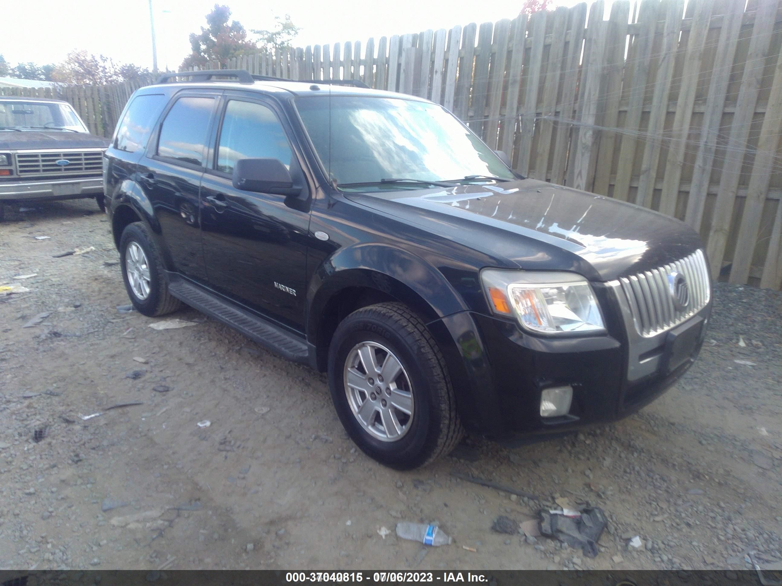 MERCURY MARINER 2008 4m2cu81z38kj45881