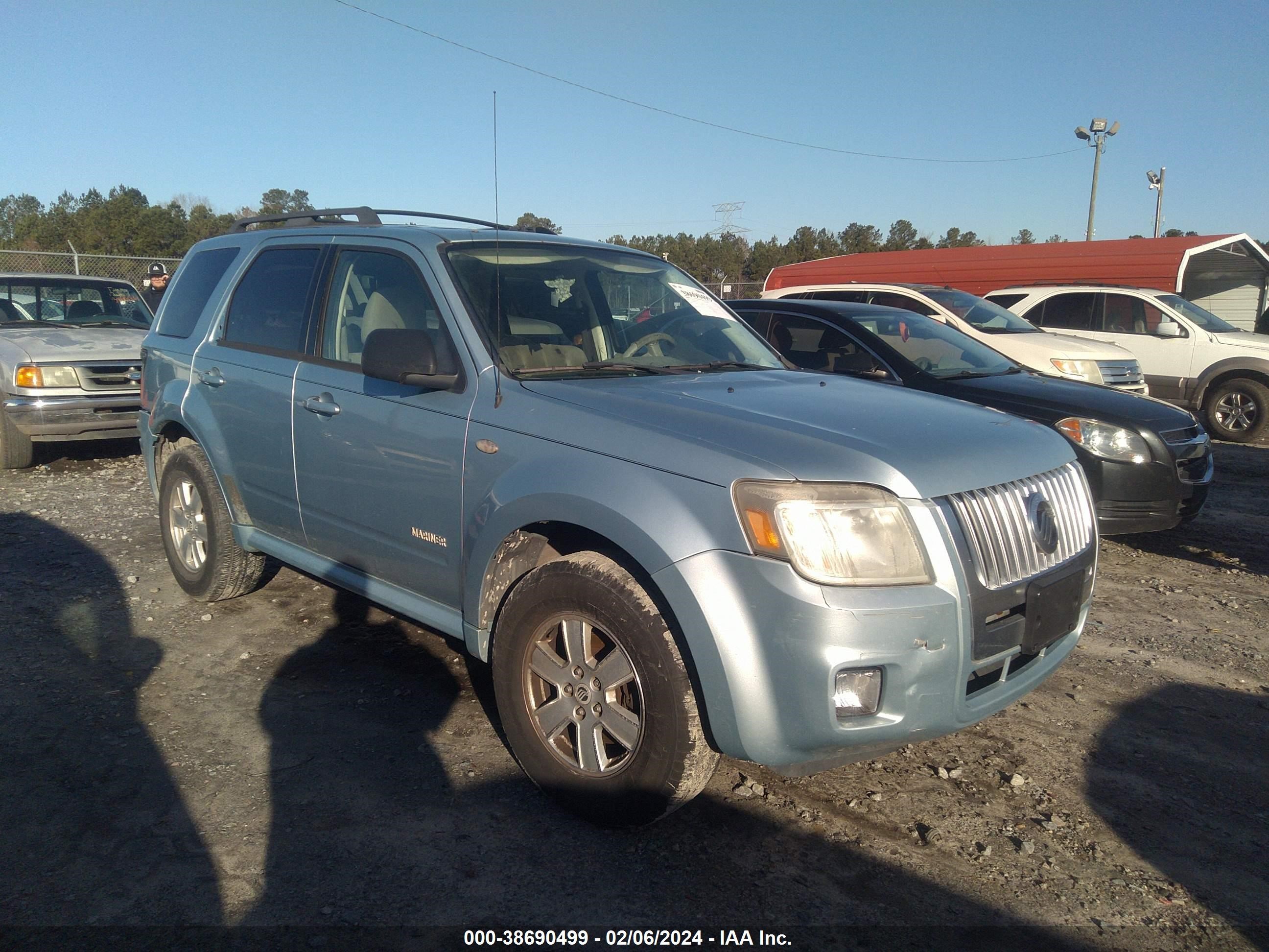 MERCURY MARINER 2008 4m2cu81z78kj51070