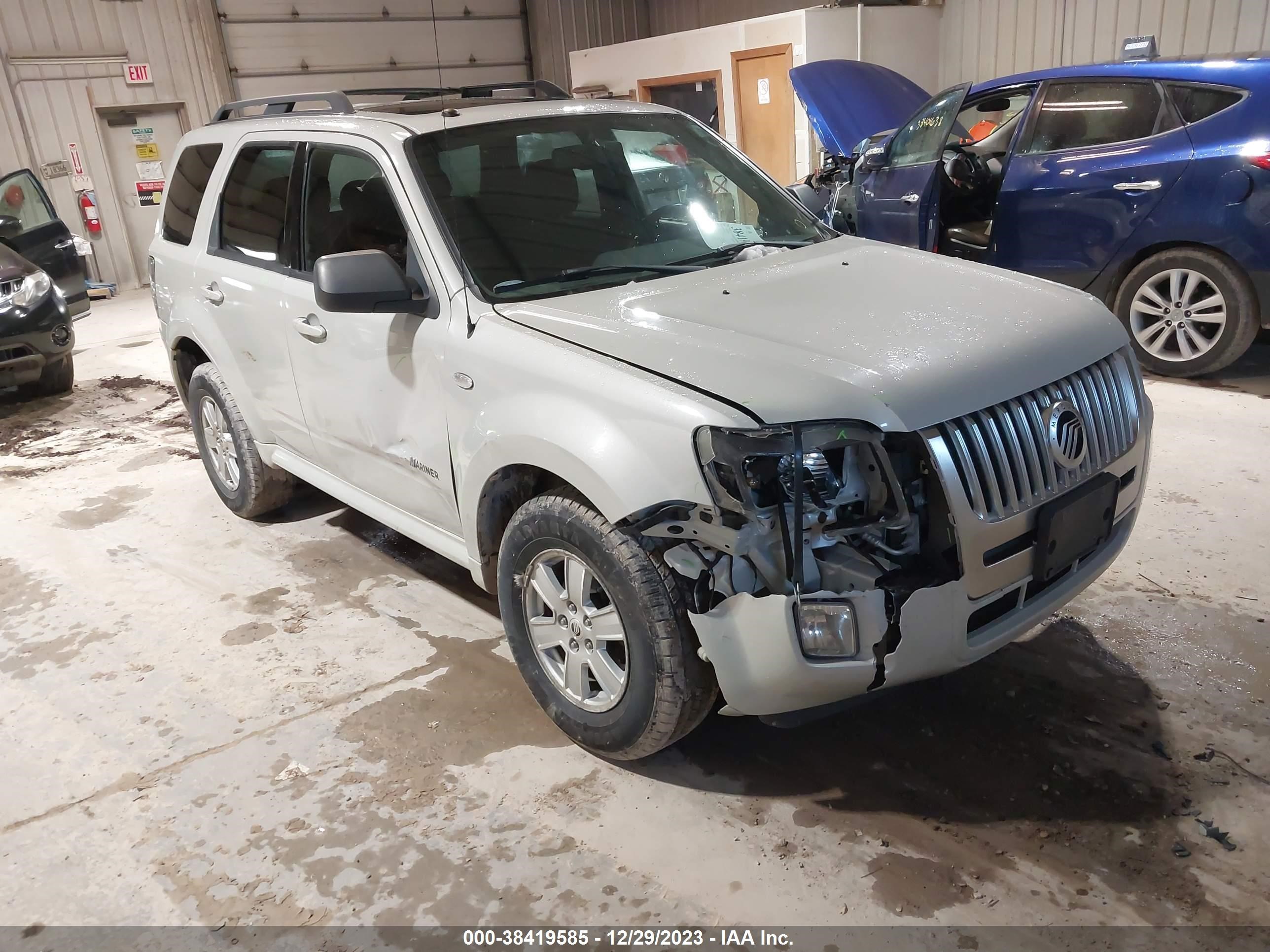 MERCURY MARINER 2008 4m2cu81zx8kj34229