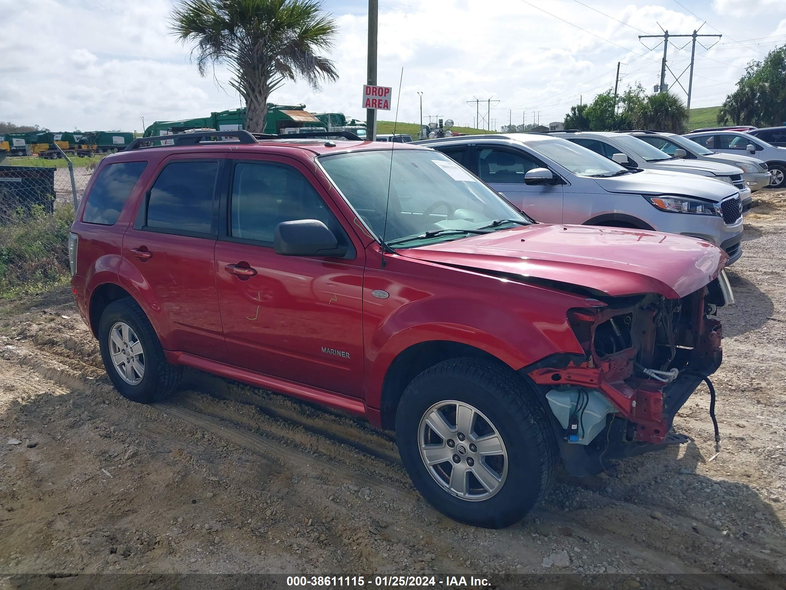 MERCURY MARINER 2008 4m2cu81zx8kj47160