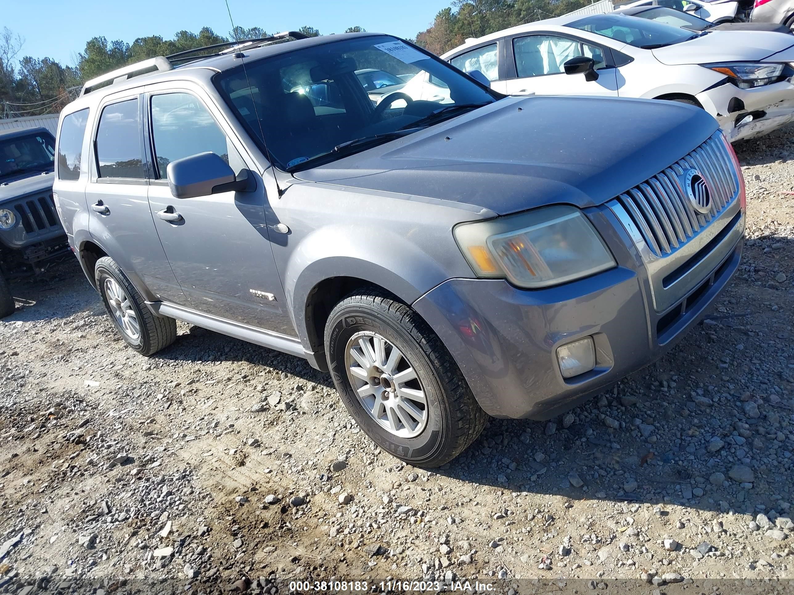 MERCURY MARINER 2008 4m2cu87108kj02231