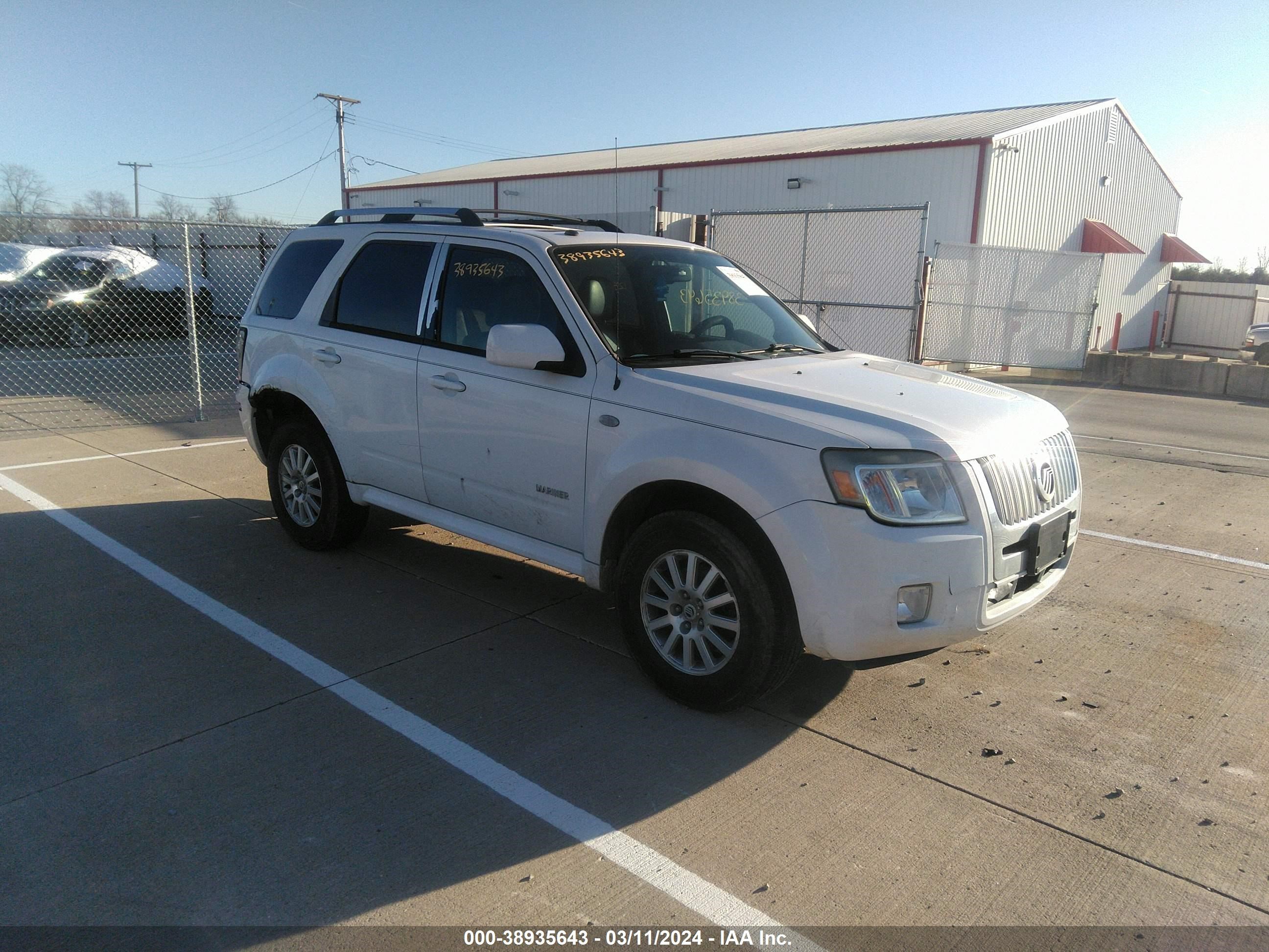 MERCURY MARINER 2008 4m2cu87108kj06490