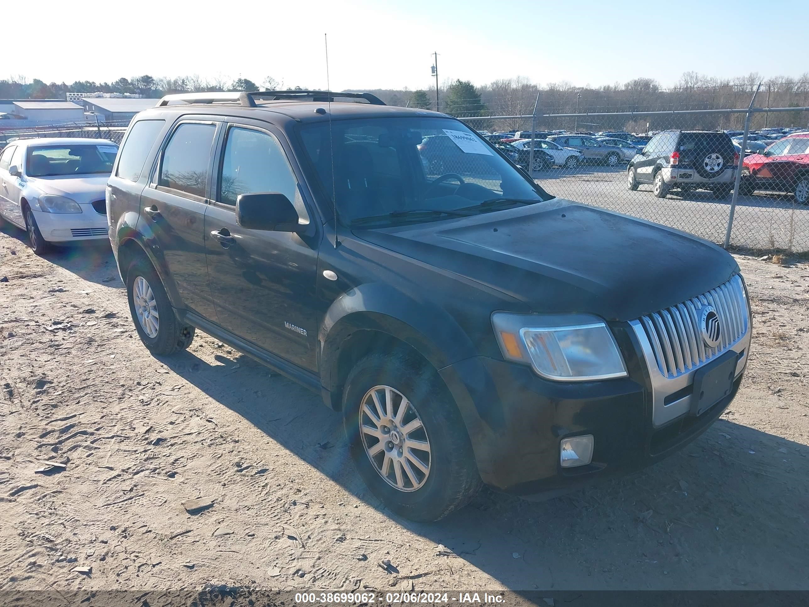 MERCURY MARINER 2008 4m2cu87108kj27291