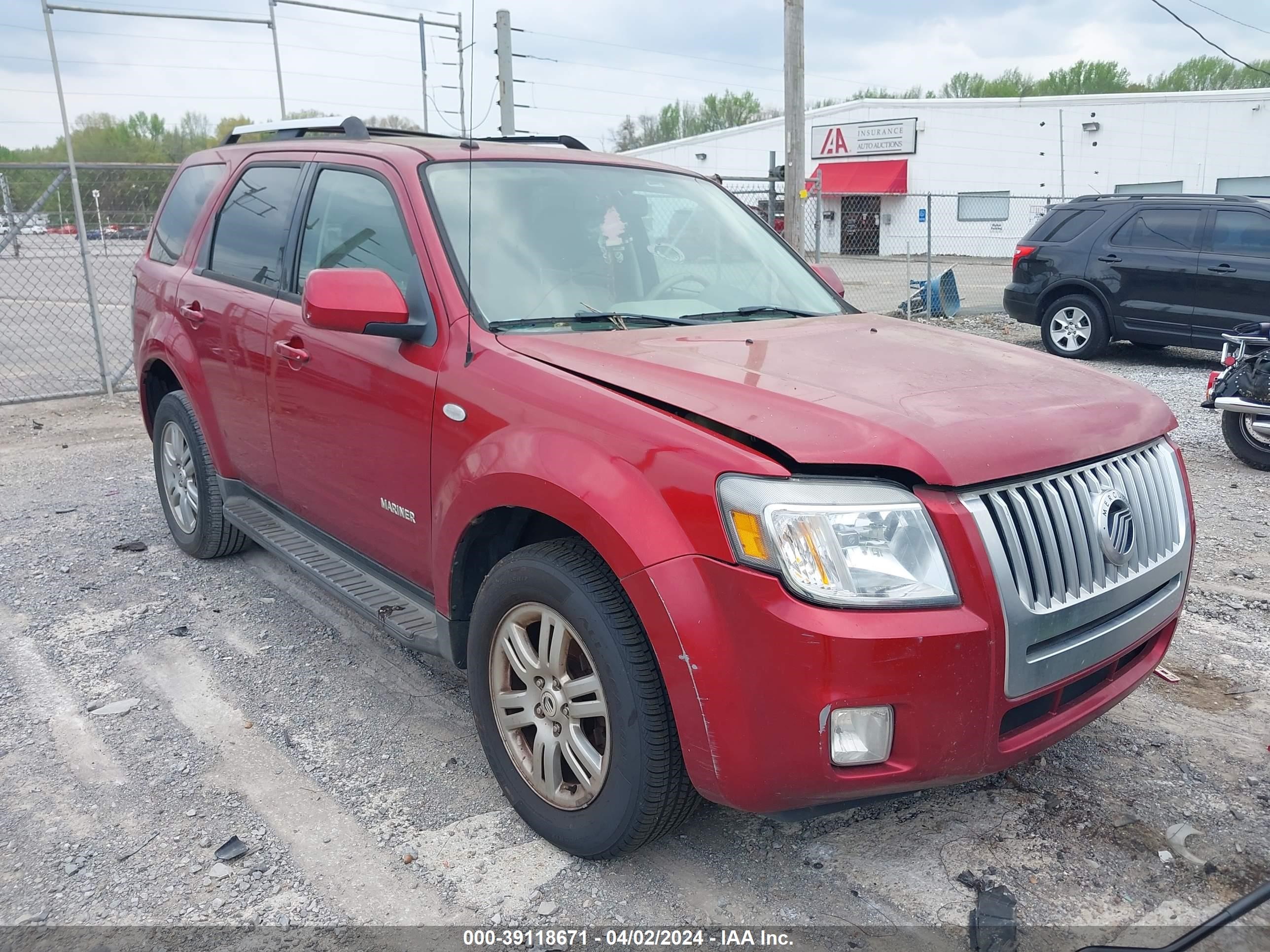 MERCURY MARINER 2008 4m2cu87158kj50842