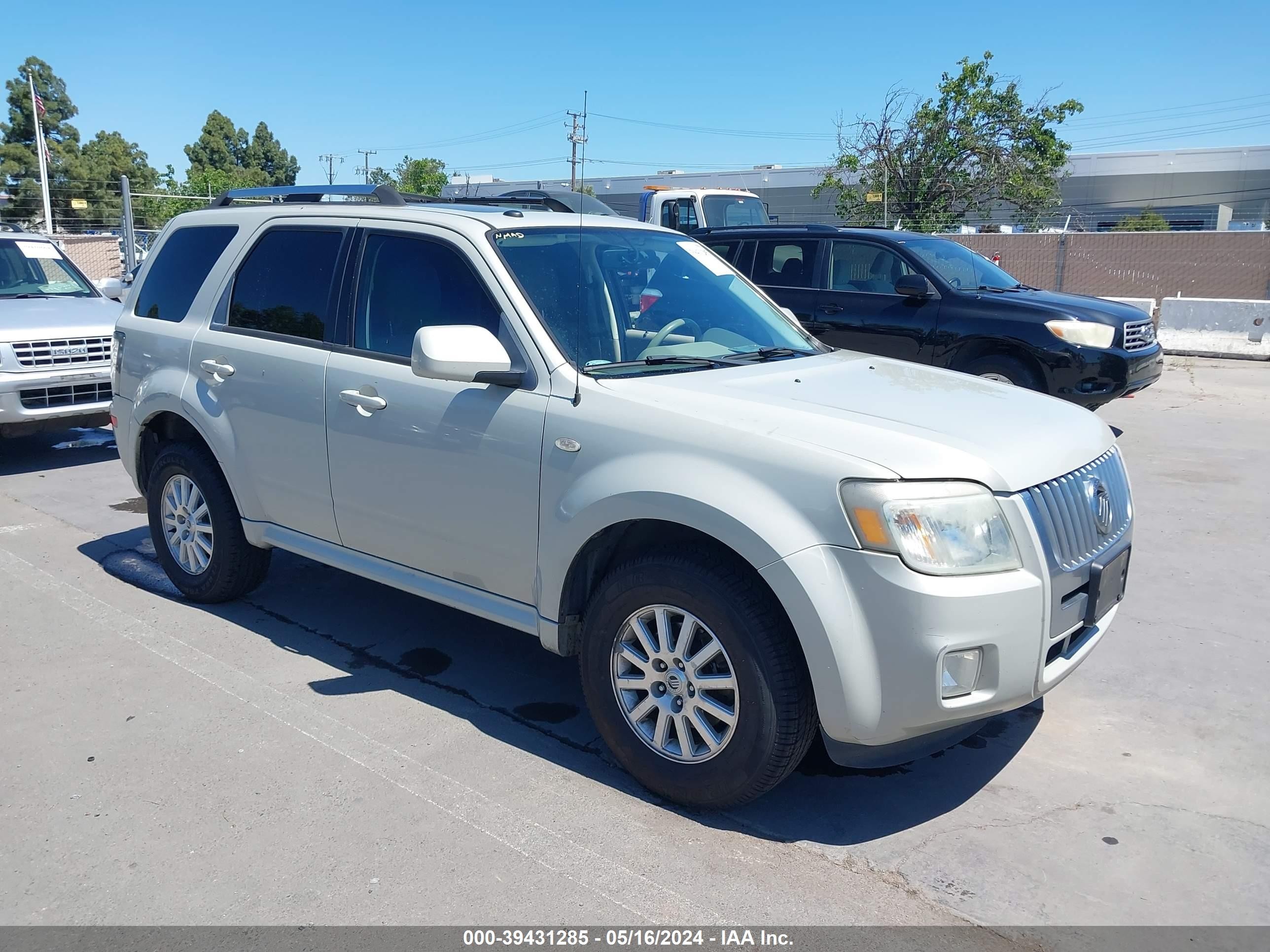 MERCURY MARINER 2009 4m2cu87719kj15480