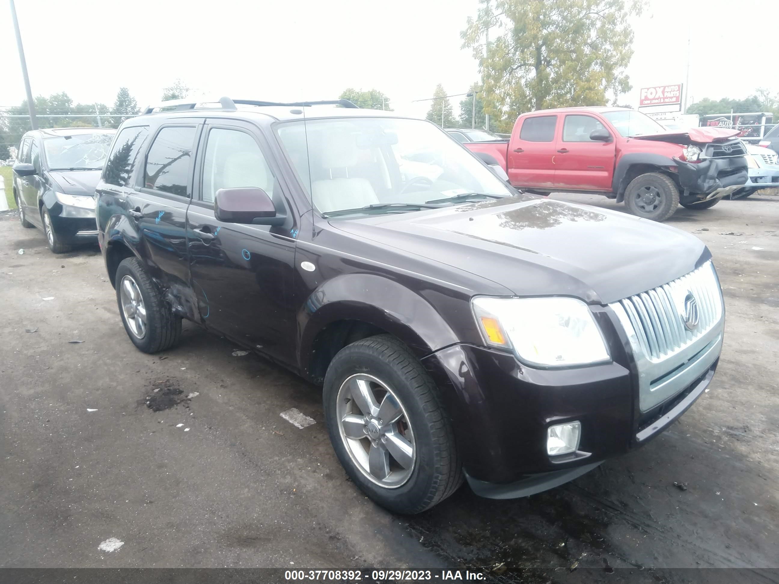 MERCURY MARINER 2009 4m2cu87g19kj15222