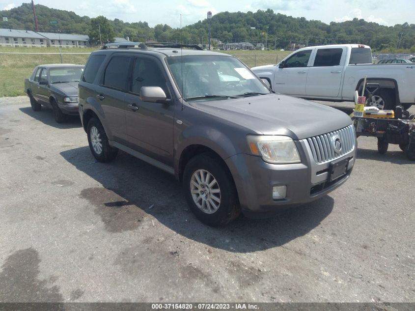 MERCURY MARINER 2009 4m2cu87g19kj25345