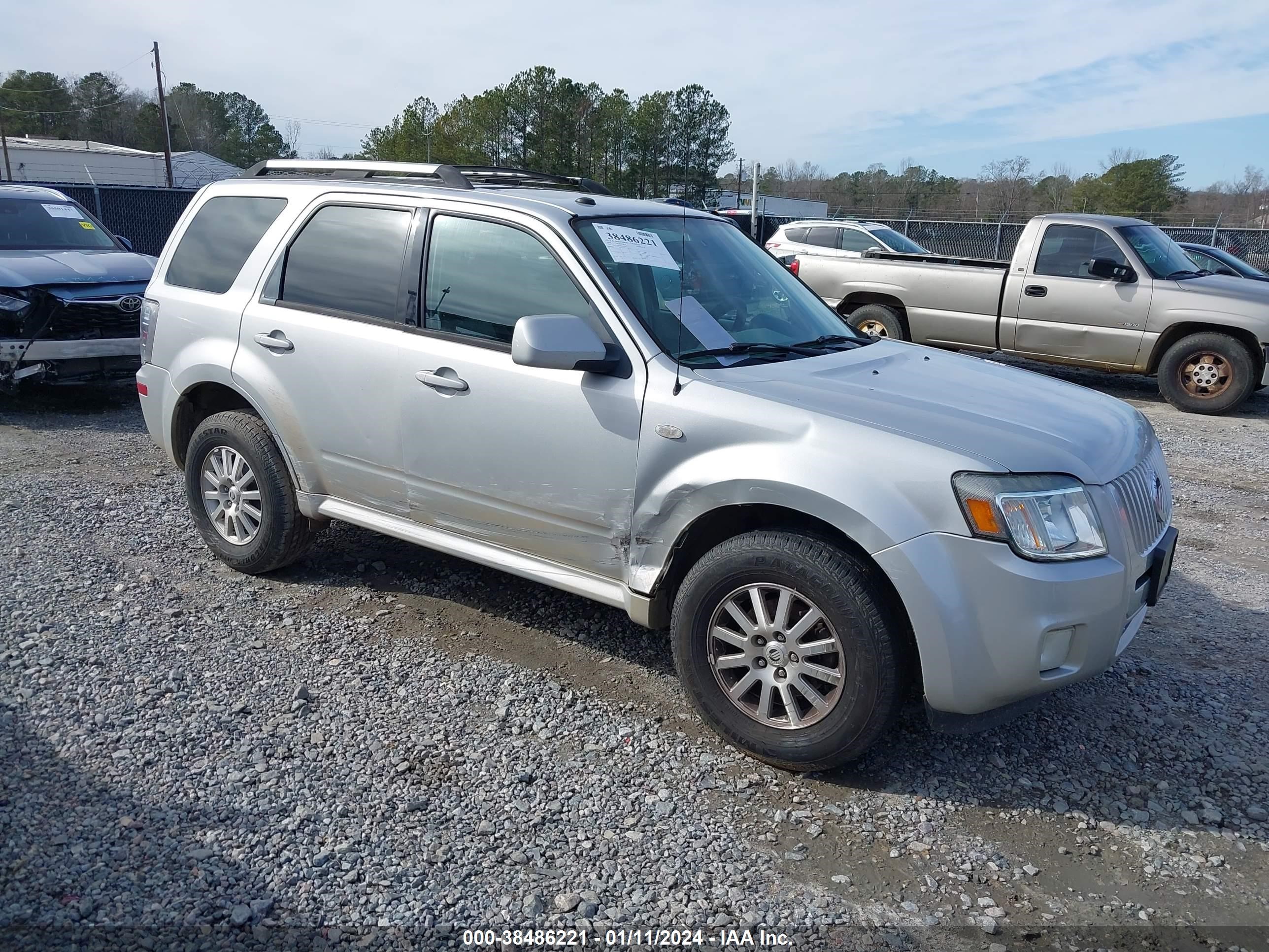 MERCURY MARINER 2009 4m2cu87g29kj20543