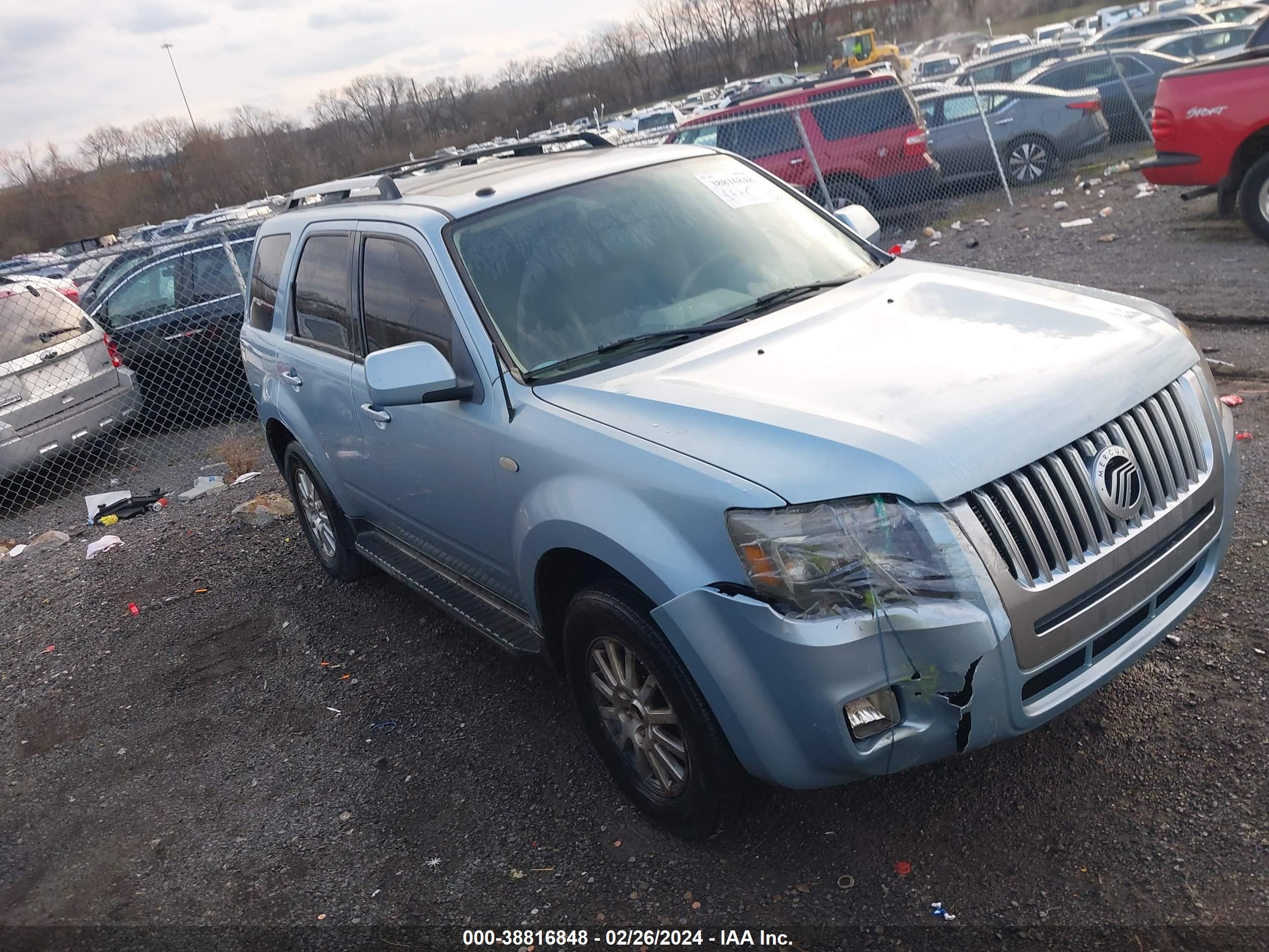 MERCURY MARINER 2009 4m2cu87g49kj07342