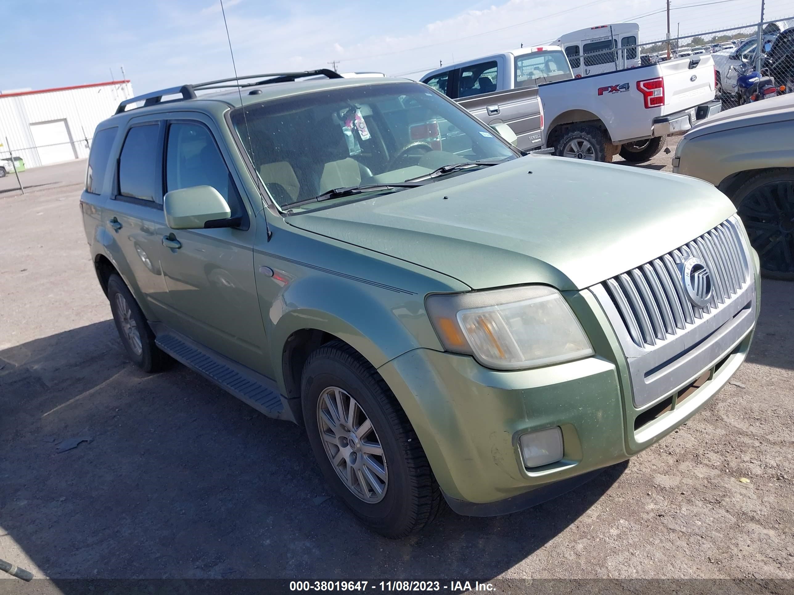 MERCURY MARINER 2009 4m2cu87g59kj00769