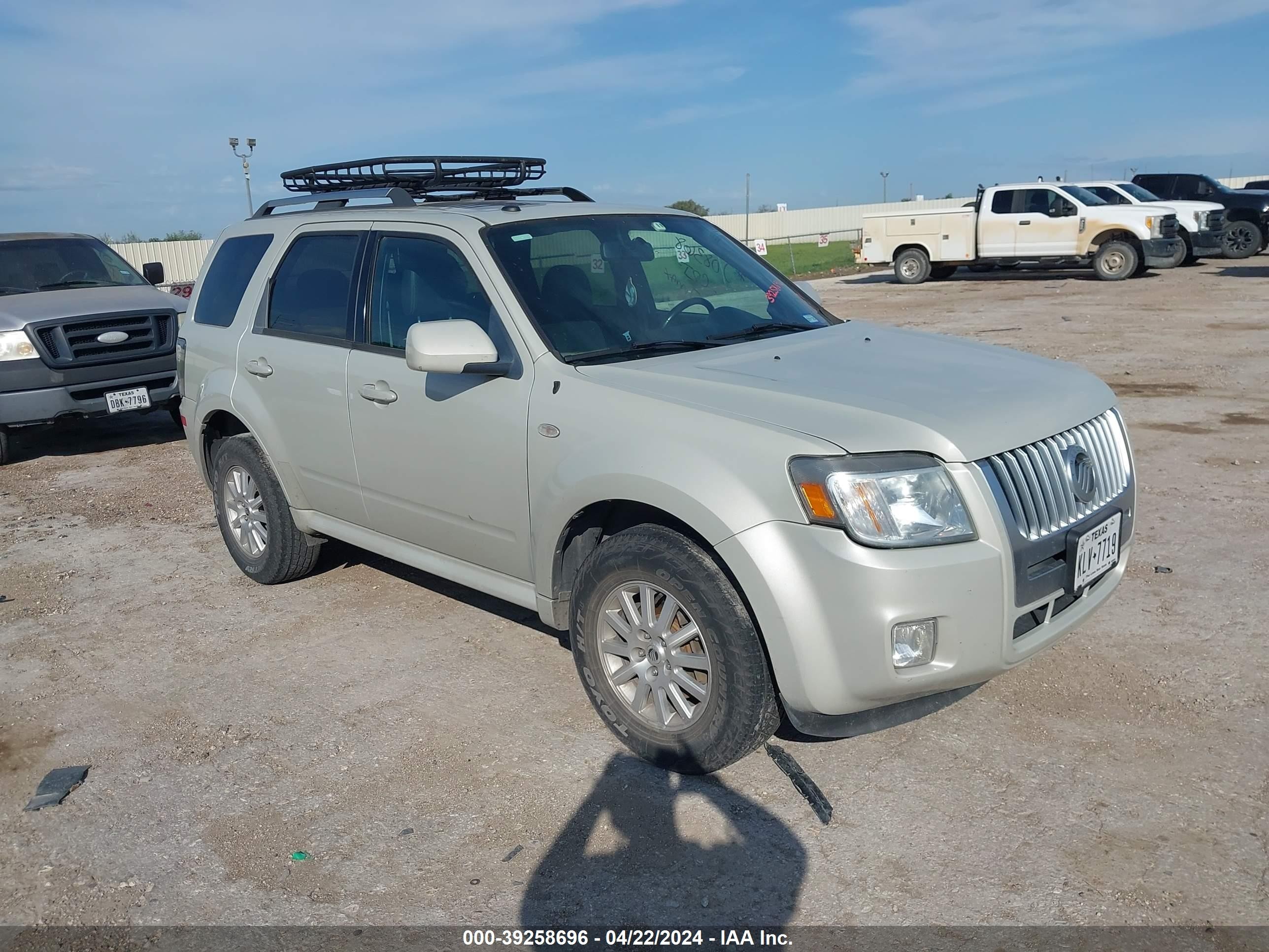 MERCURY MARINER 2009 4m2cu87g59kj08368