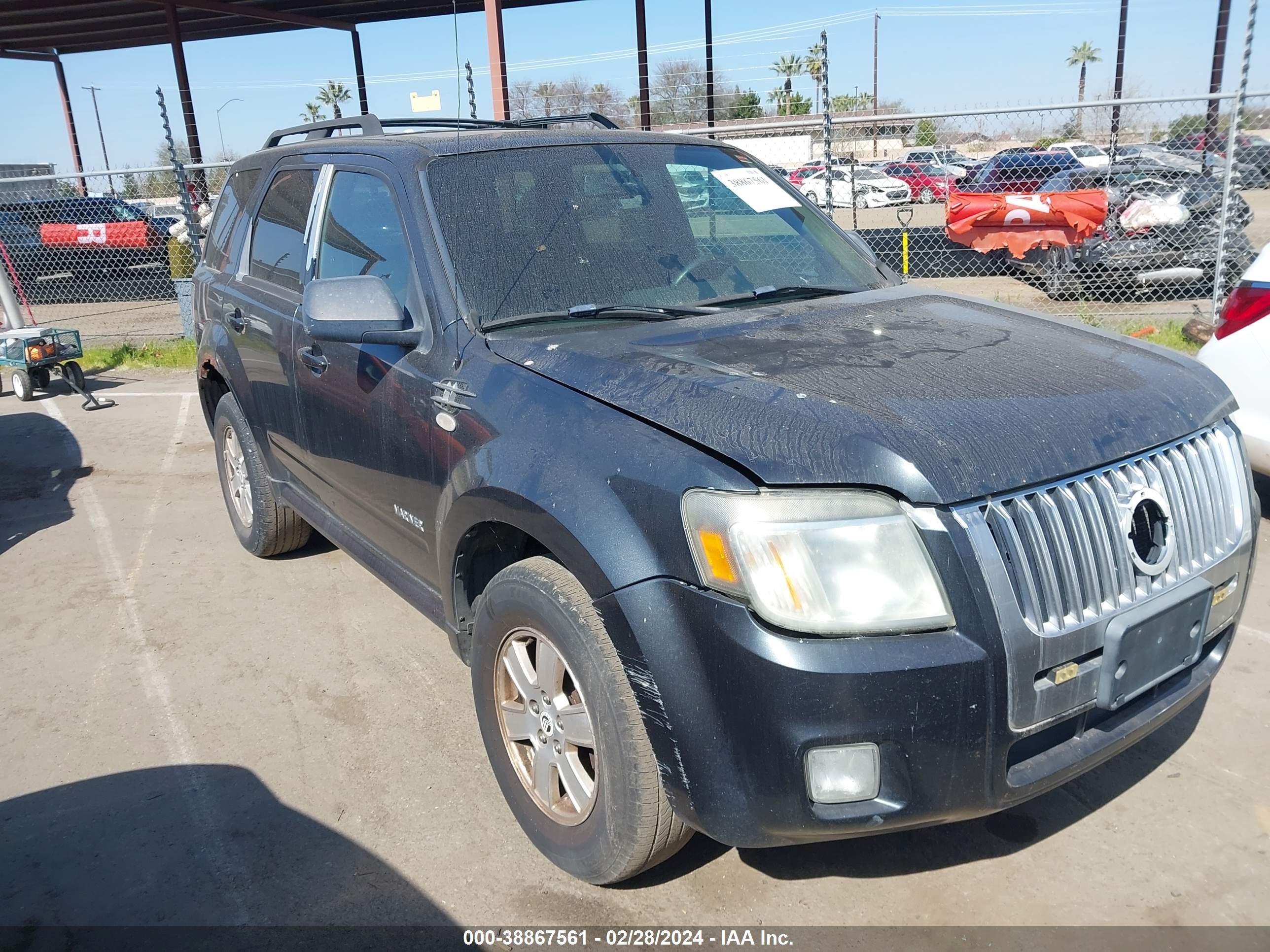 MERCURY MARINER 2008 4m2cu91158kk04619