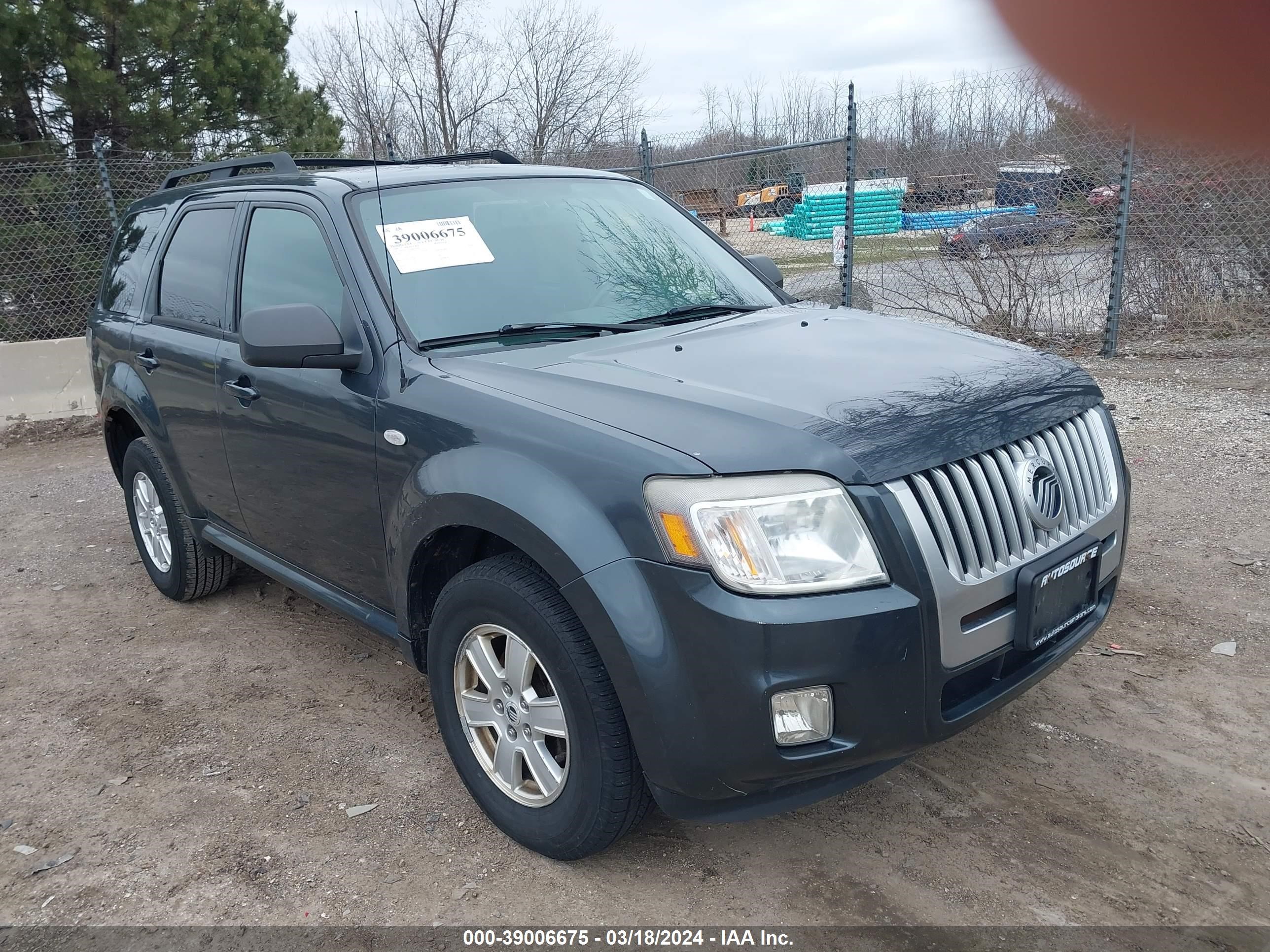 MERCURY MARINER 2009 4m2cu91g19kj25960