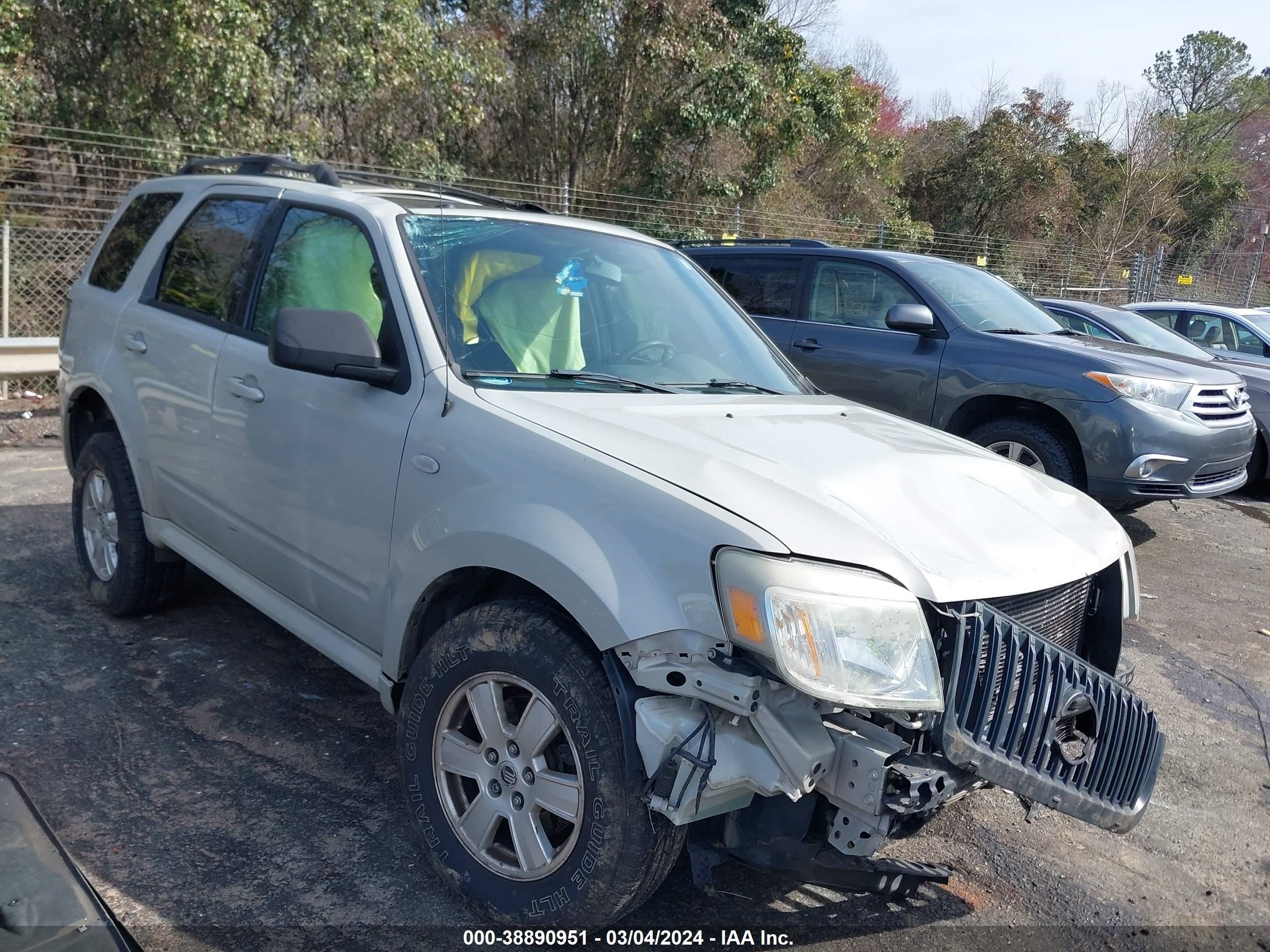 MERCURY MARINER 2009 4m2cu91g39kj11249