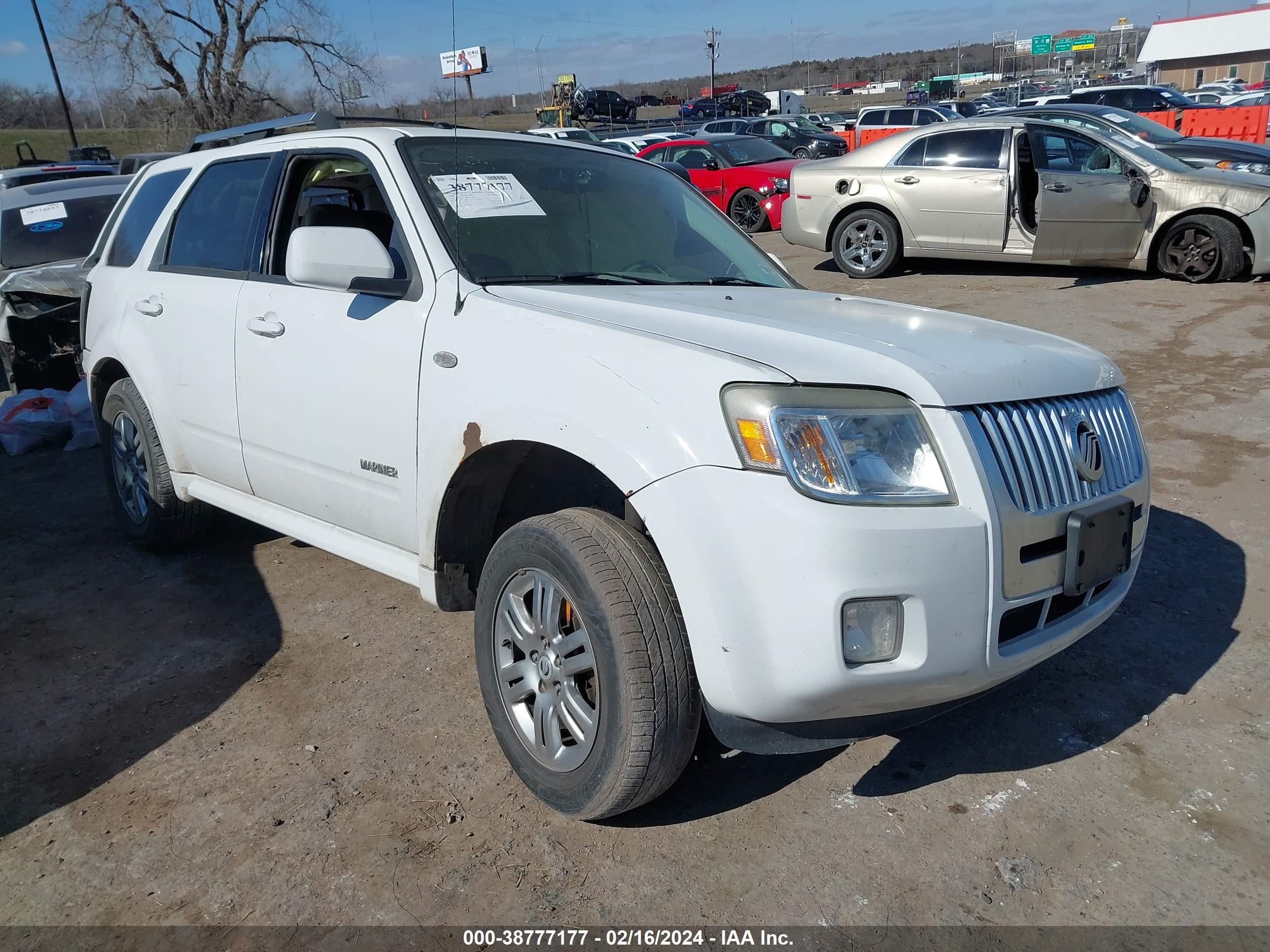 MERCURY MARINER 2008 4m2cu97168kj31349