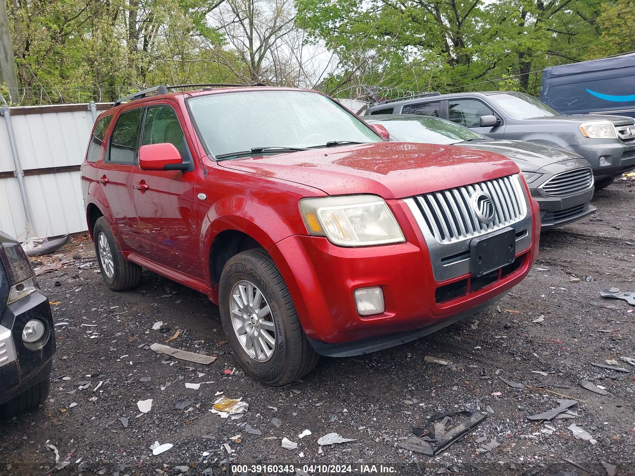 MERCURY MARINER 2009 4m2cu97g49kj03314