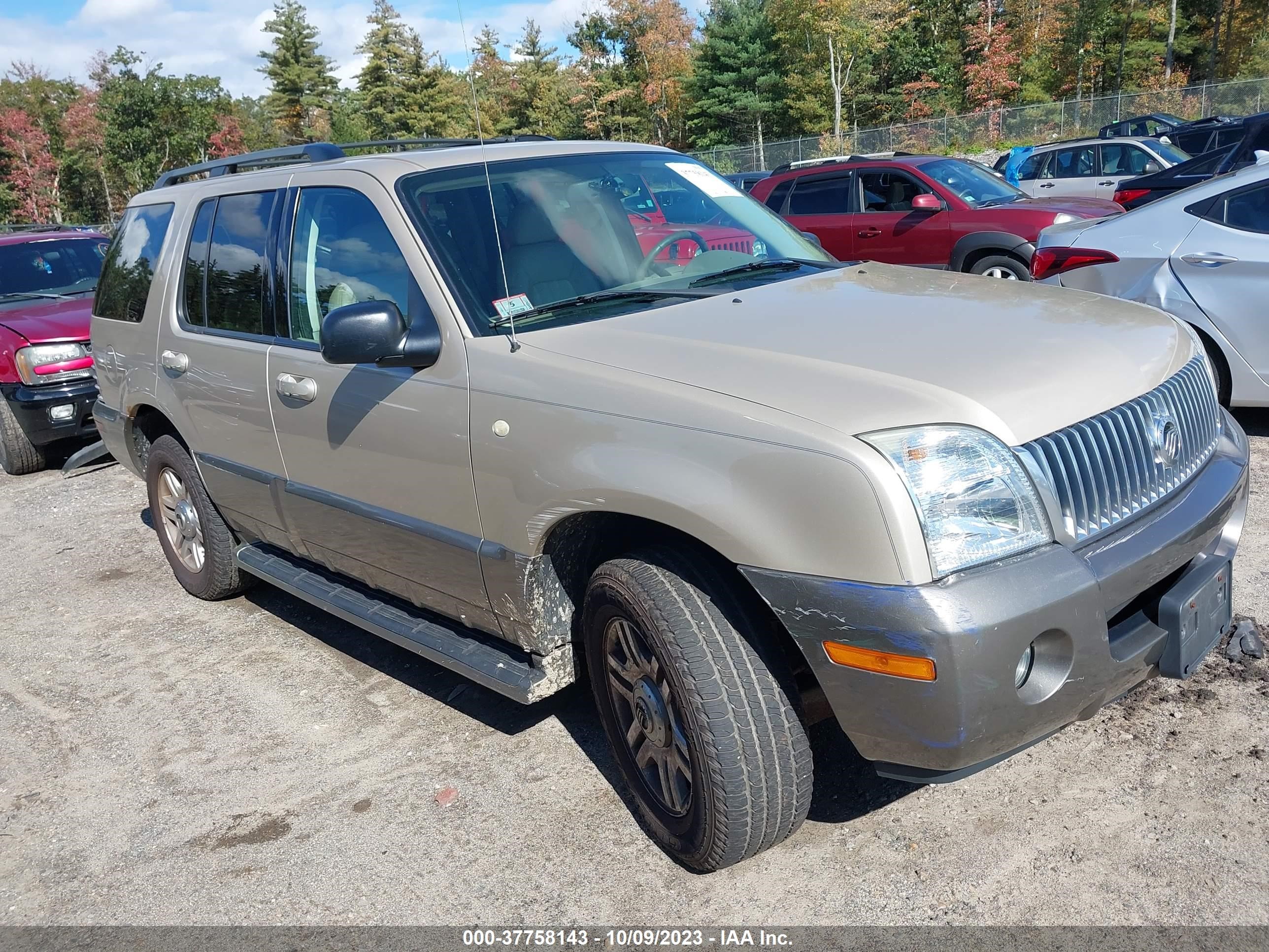 MERCURY MOUNTAINEER 2004 4m2du86k94uj06971