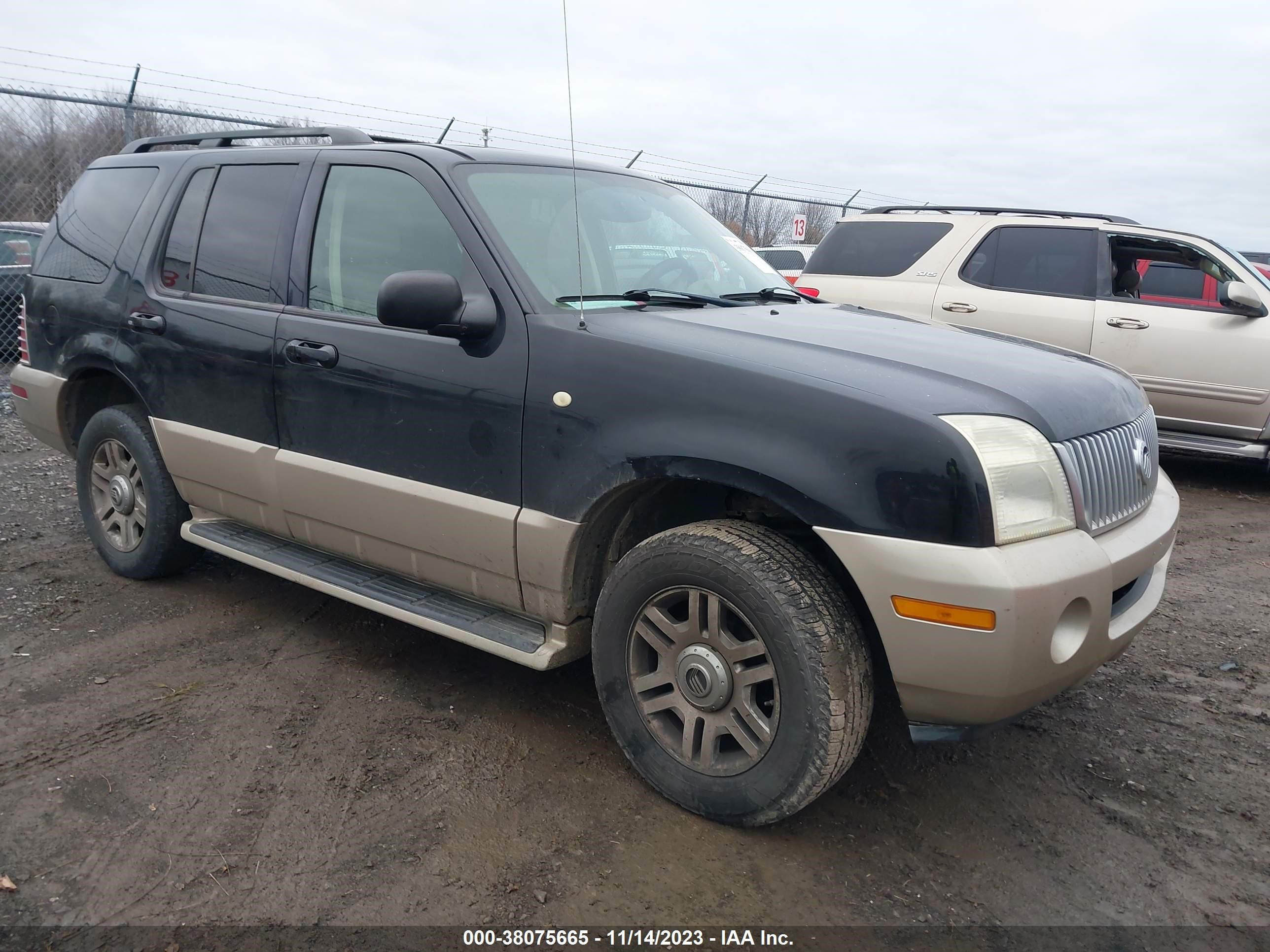 MERCURY MOUNTAINEER 2004 4m2du86kx4uj07563