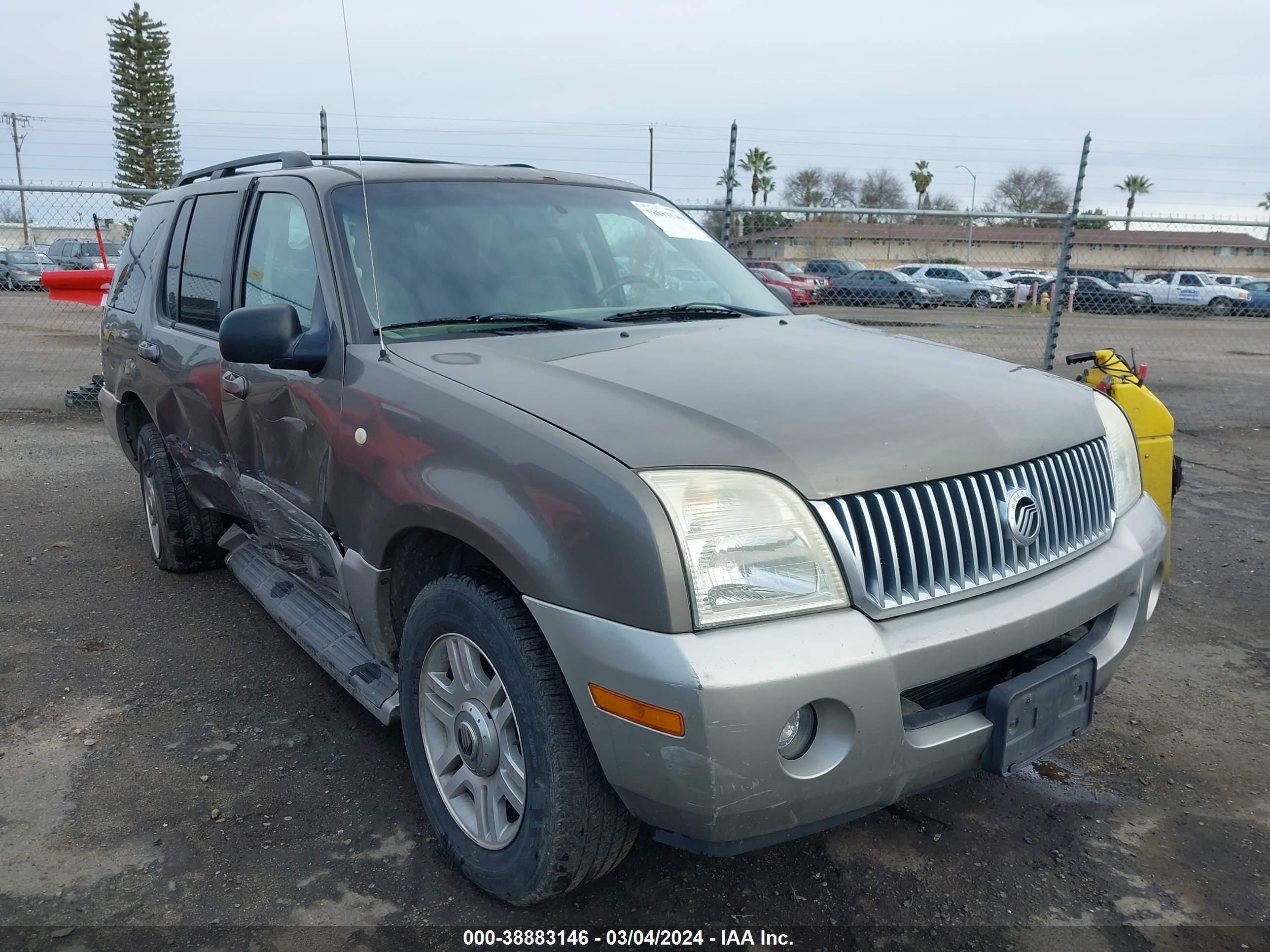 MERCURY MOUNTAINEER 2003 4m2du86w33zj07327