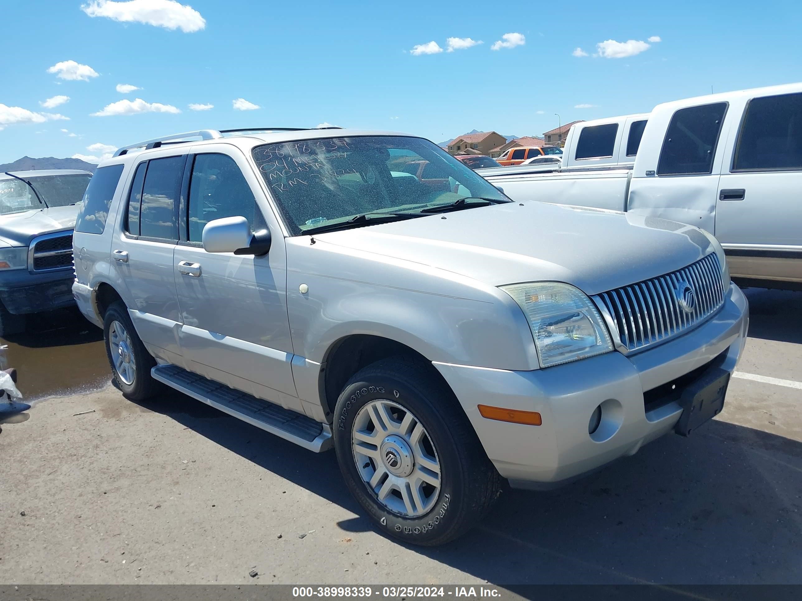 MERCURY MOUNTAINEER 2004 4m2du86w54zj02812