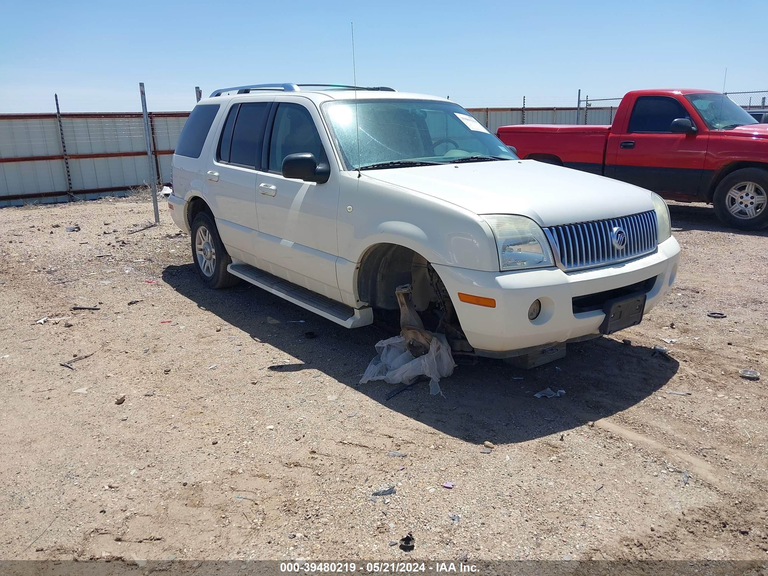 MERCURY MOUNTAINEER 2003 4m2du86w63zj17219