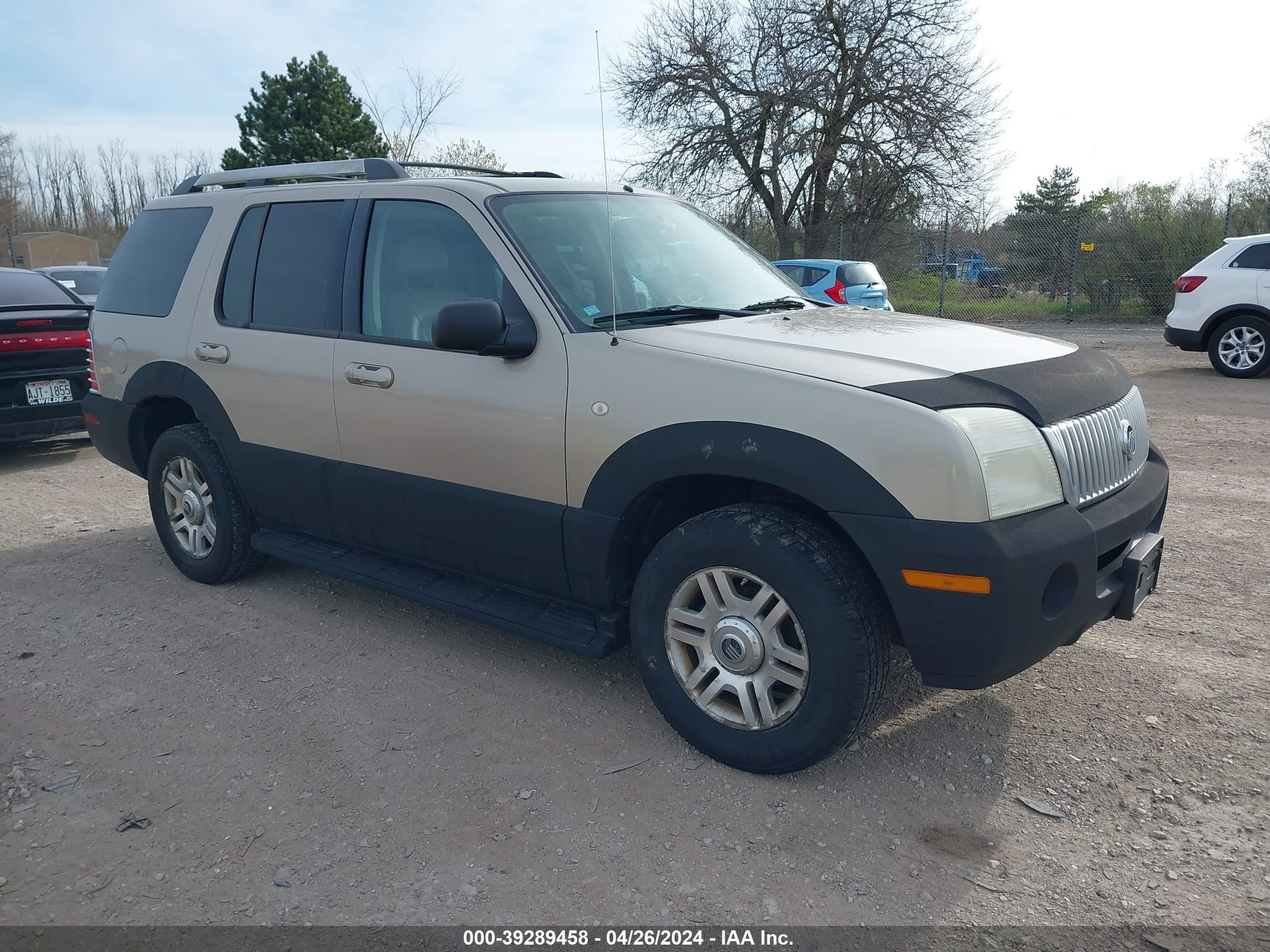 MERCURY MOUNTAINEER 2005 4m2du86w95zj09411